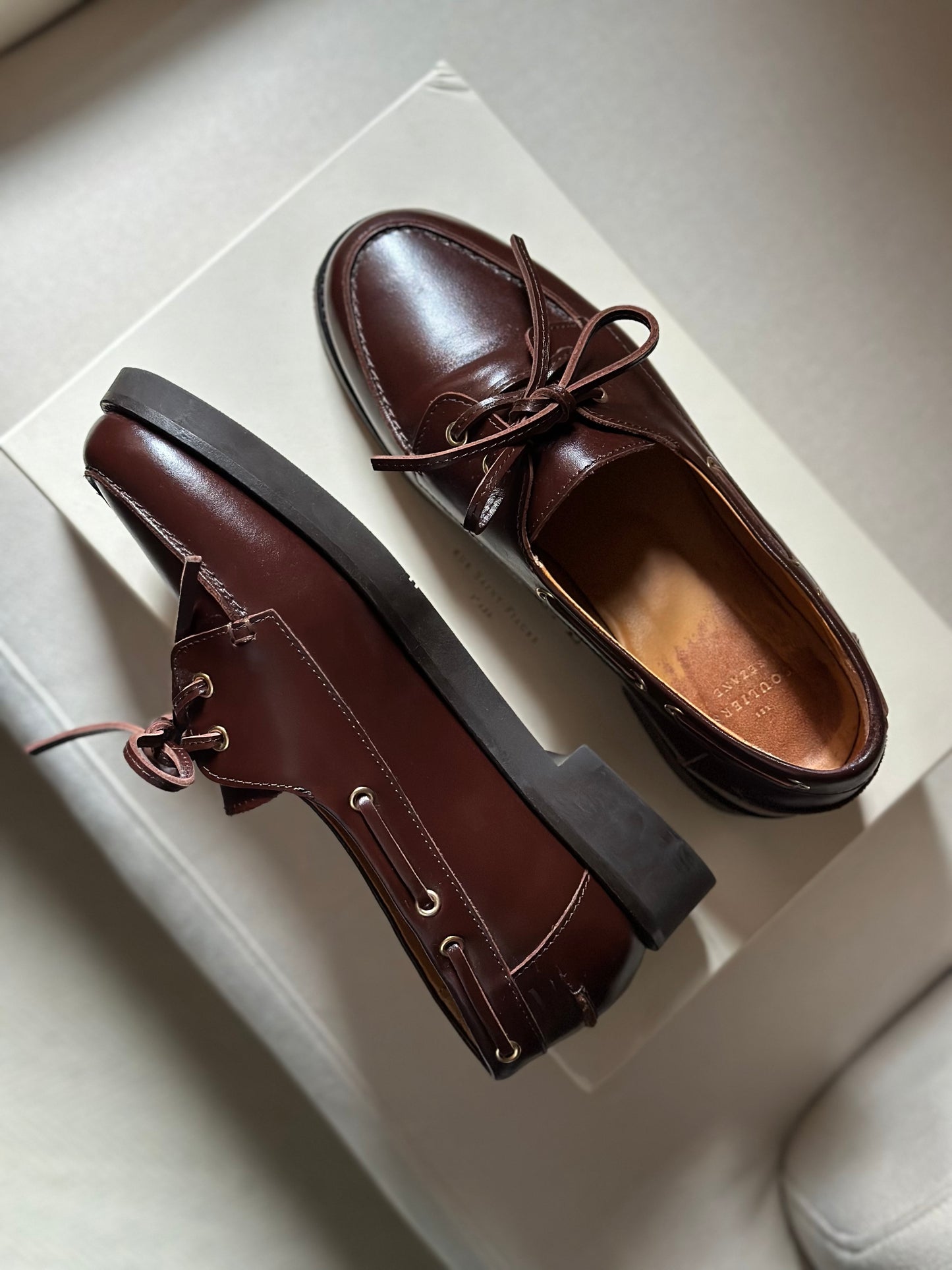 Sézane Caroline Leather Loafers