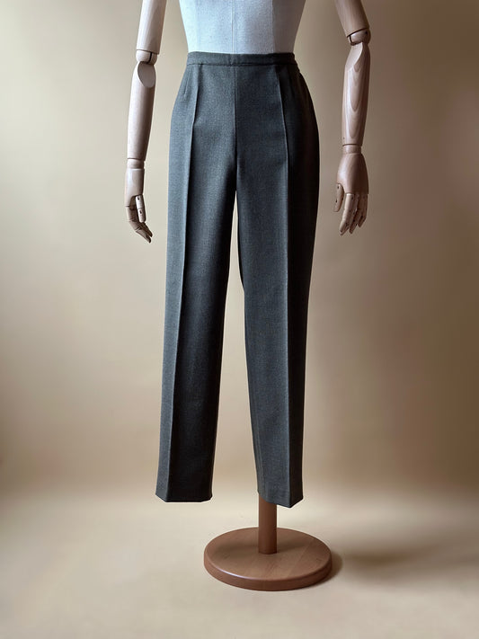 Vintage Elizabeth Ascot Sage Green Trousers