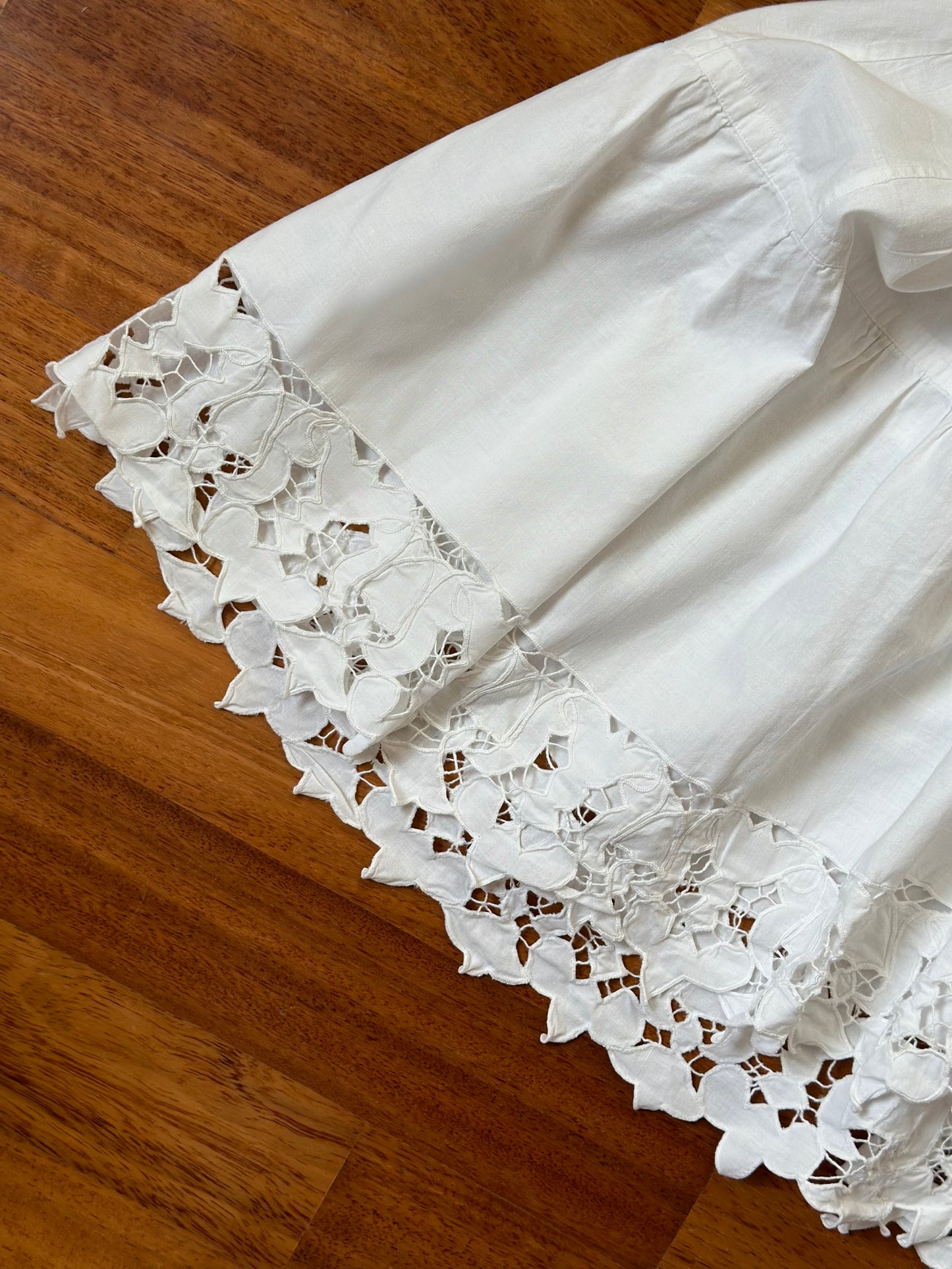 Antique Embroidered White Nightgown