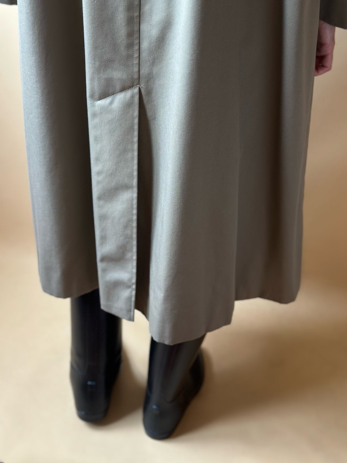 Vintage Aquascutum Khaki Trench Coat