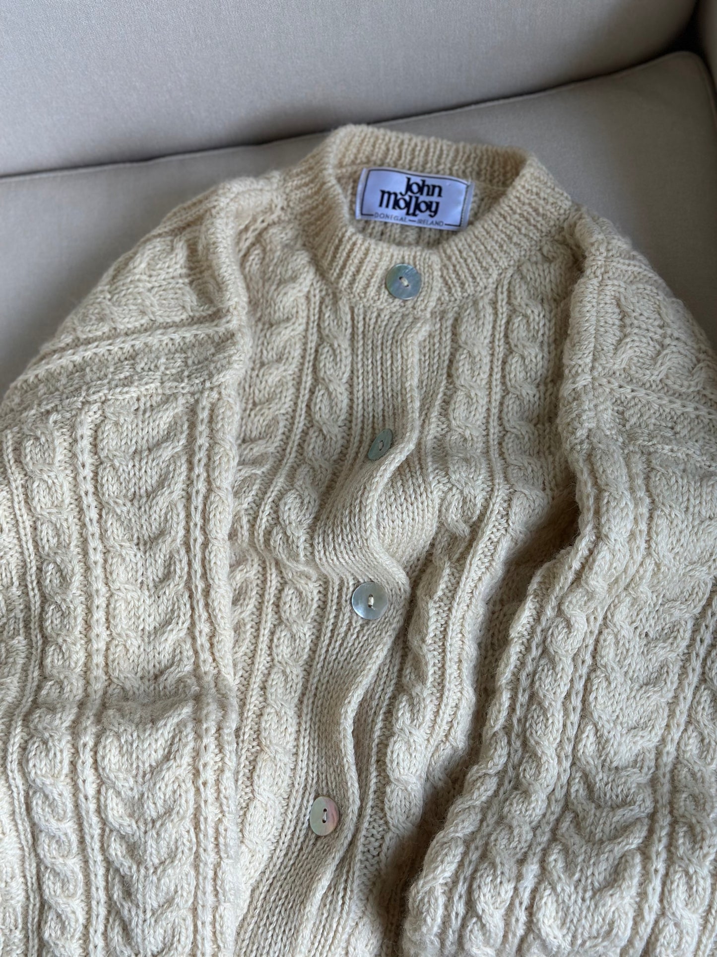 Pure Wool Original Irish Cardigan