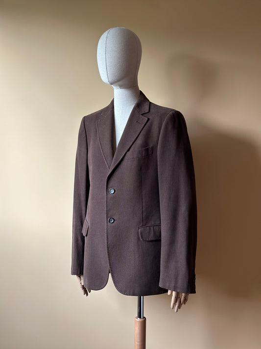 Moschino Brown Blazer Suit