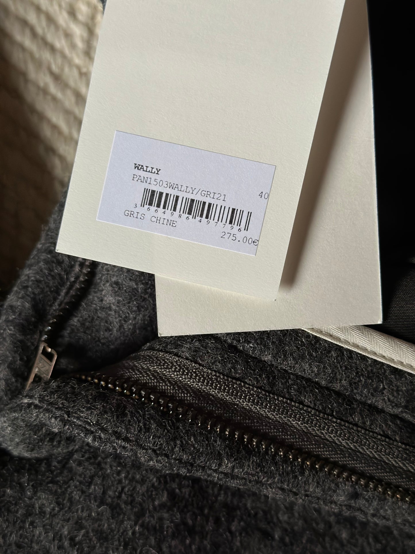 Soeur Paris Boiled Wool Wally Trousers