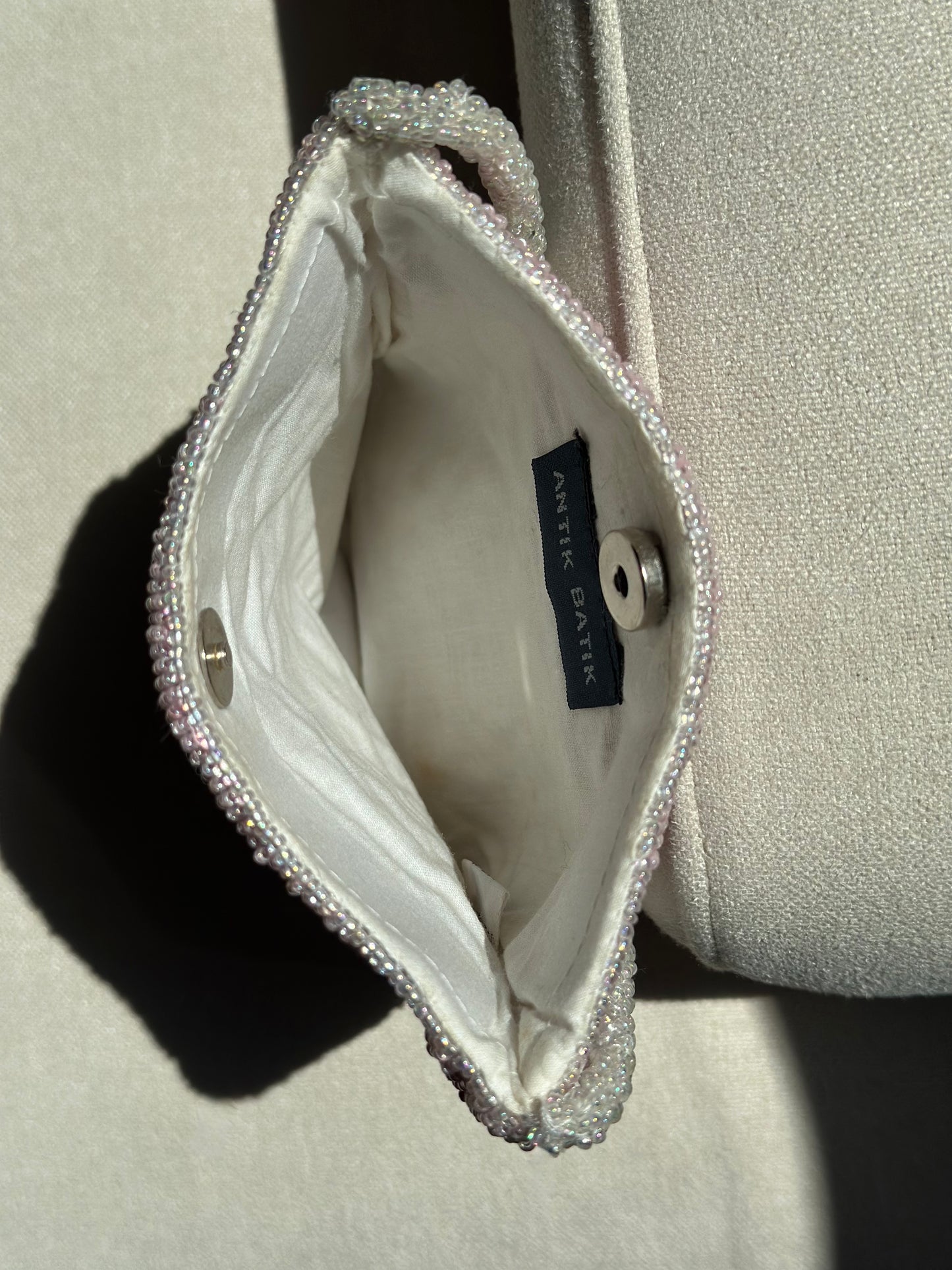 Glass Beads Boho Chic Mini Handbag