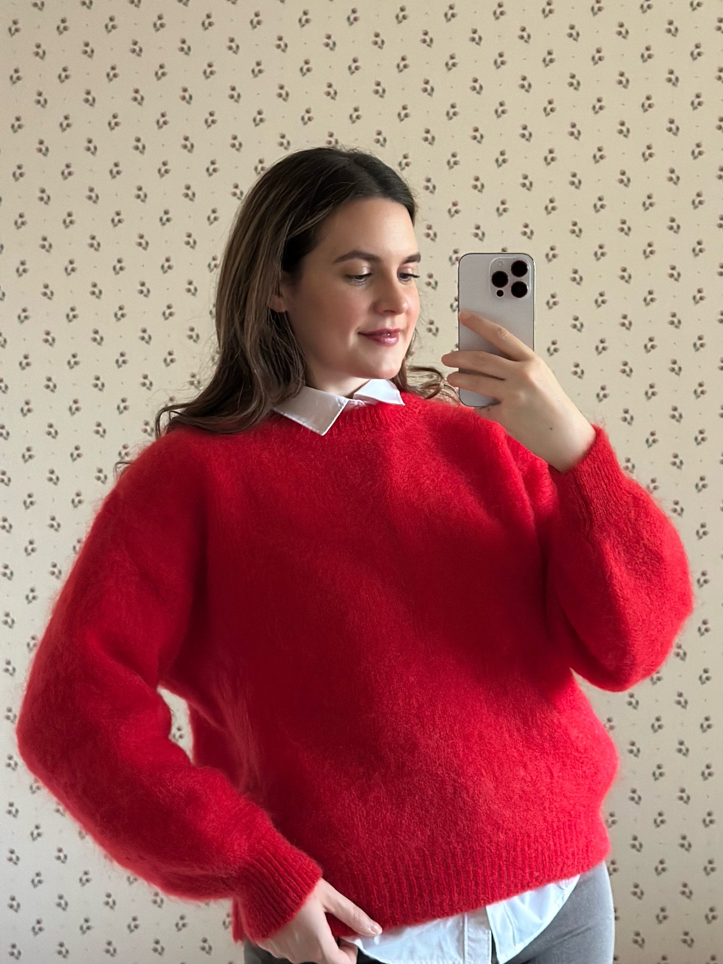 Red Mohair Sweater