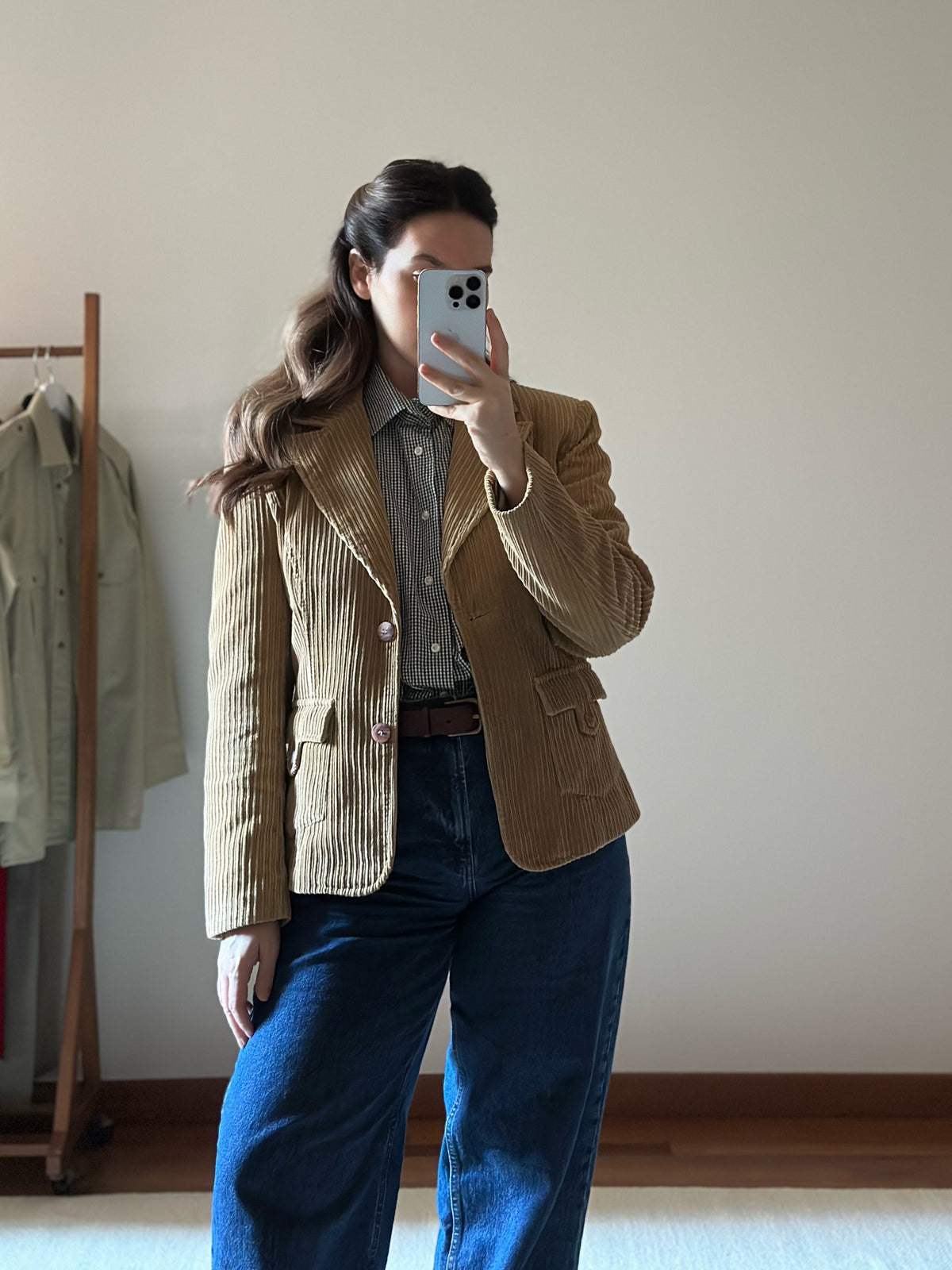 Camel Corduroy Blazer