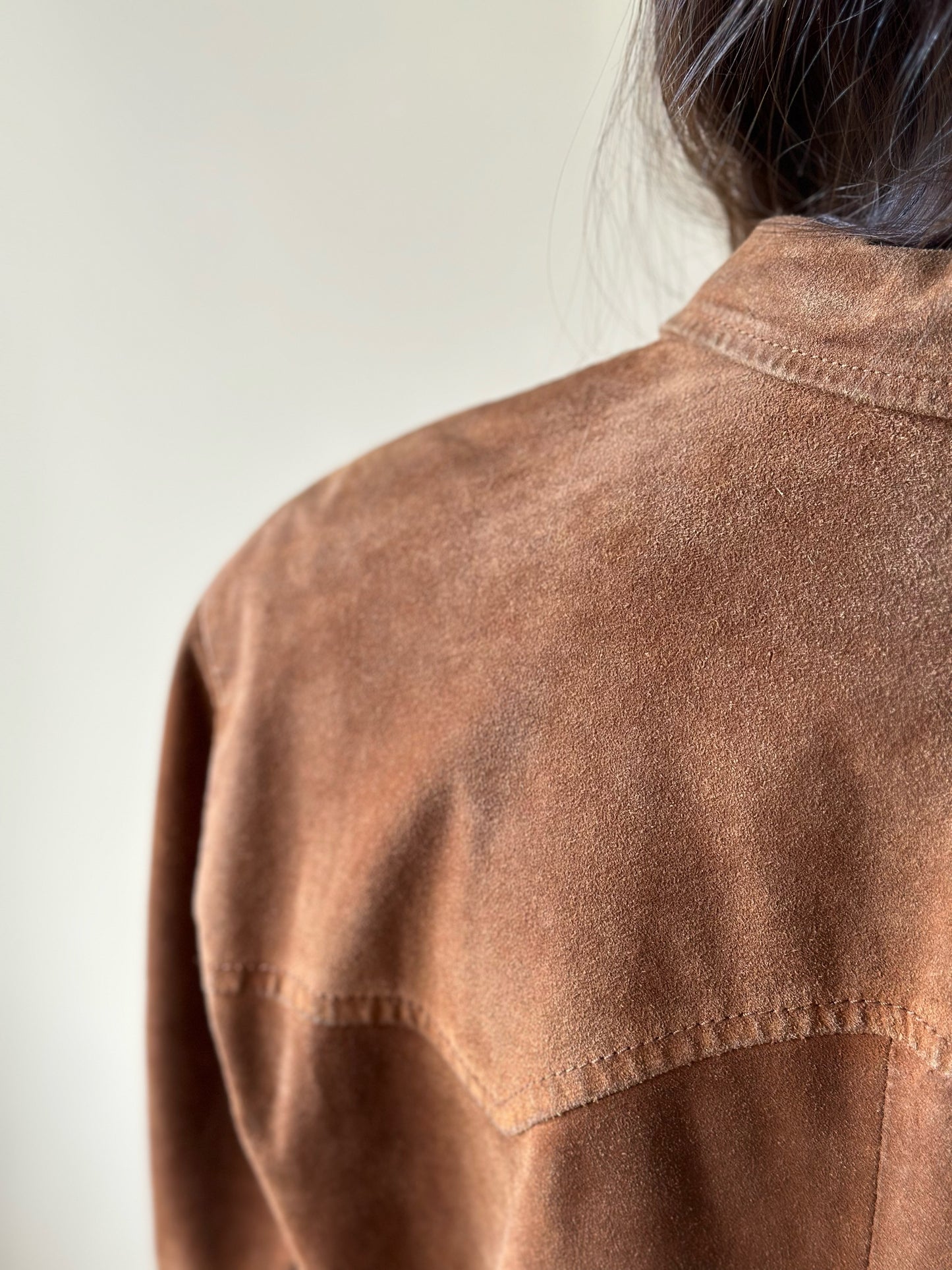 Vintage Real Suede Caramel Jacket