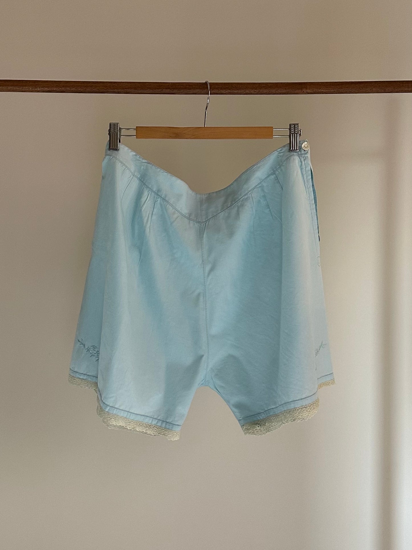 Pure Cotton Baby Blue Shorts