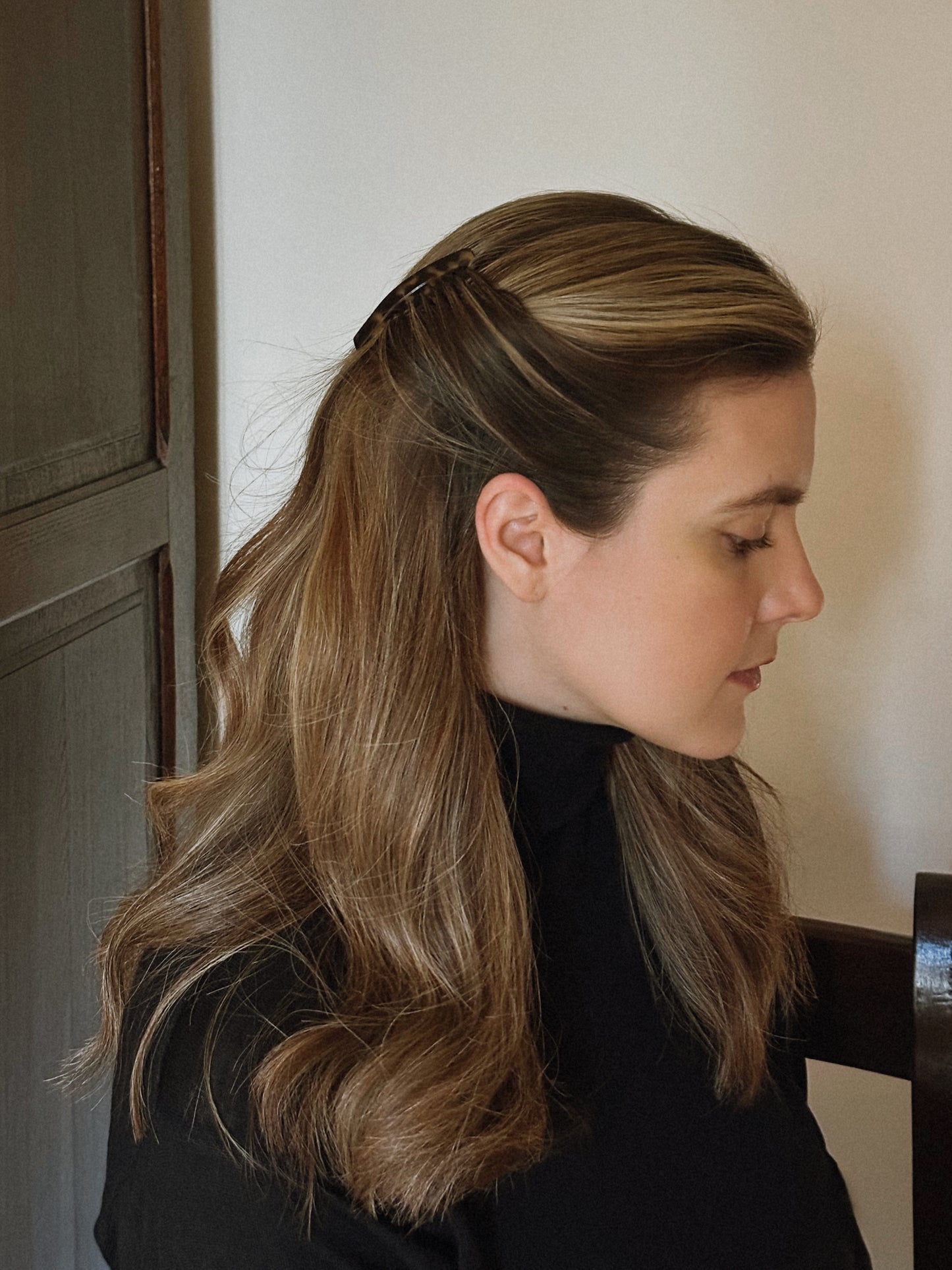 Pair Of Handmade Tortoise Hair Combs