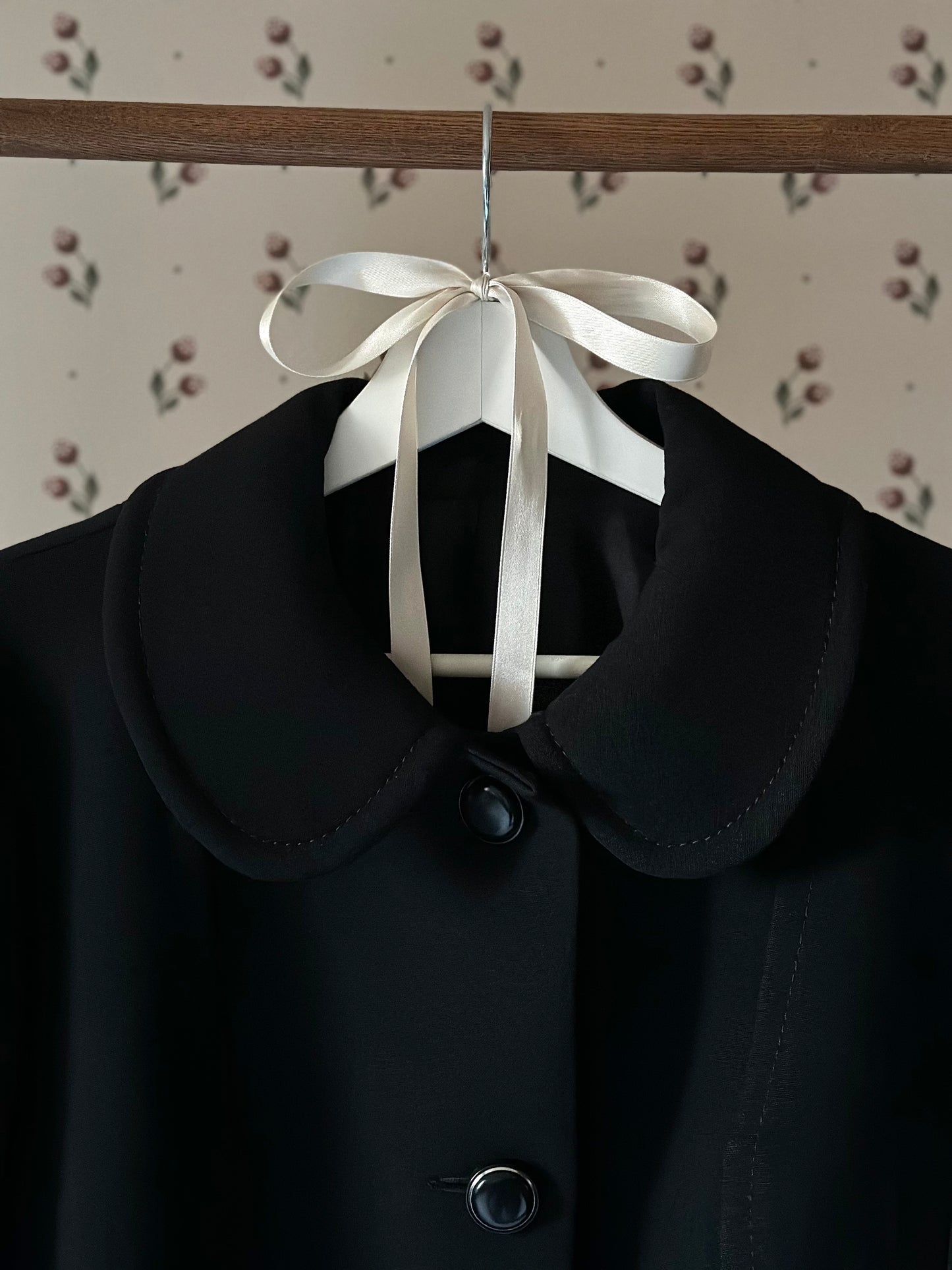 Vintage Black Swing Coat