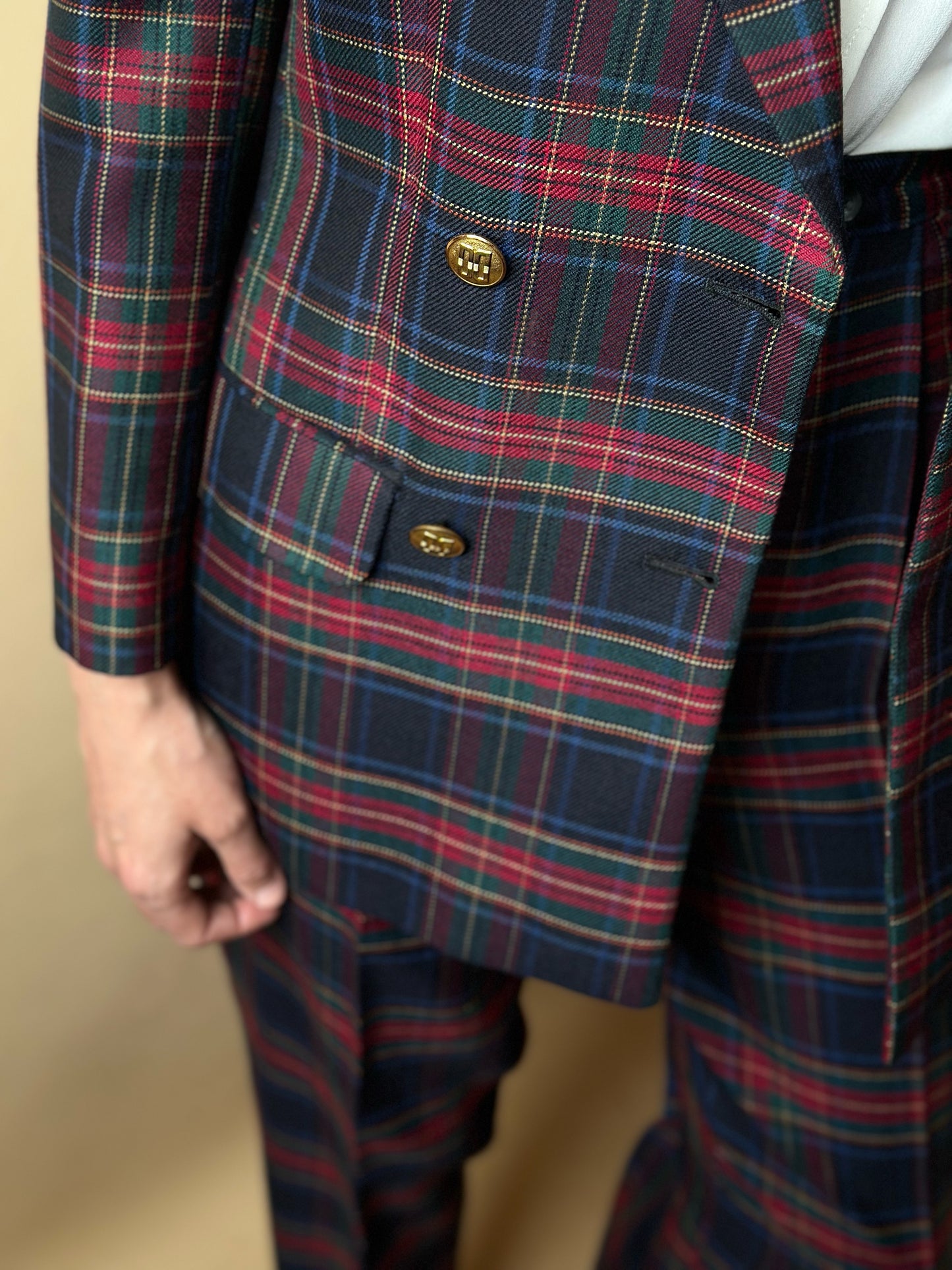 Vintage Daks London Tartan Suit