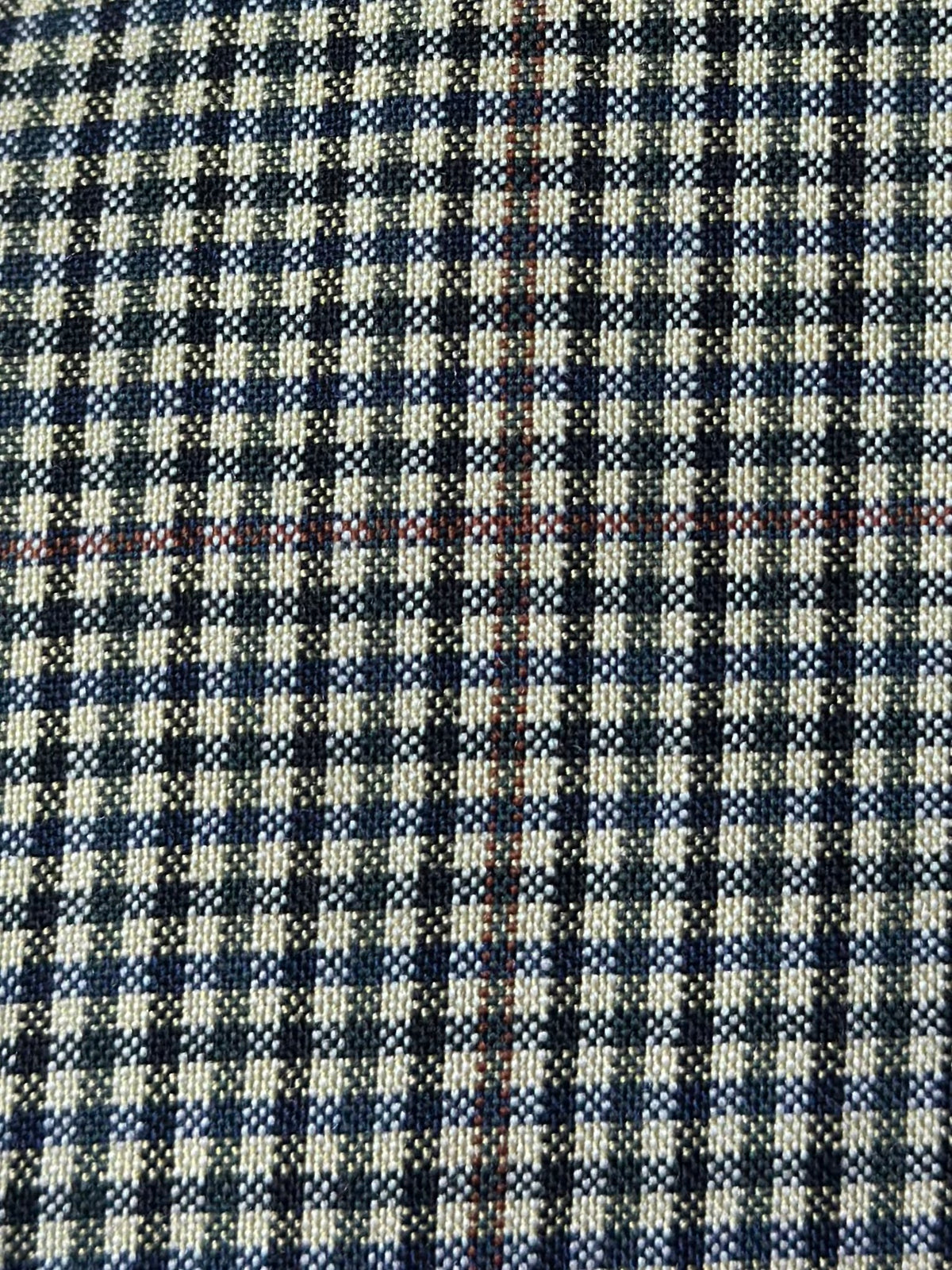 Vintage 100% Wool Check Blazer