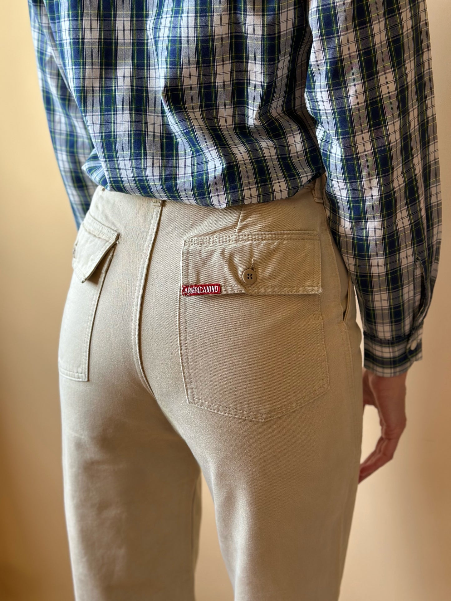 Vintage Beige Americanino Cargo Pants