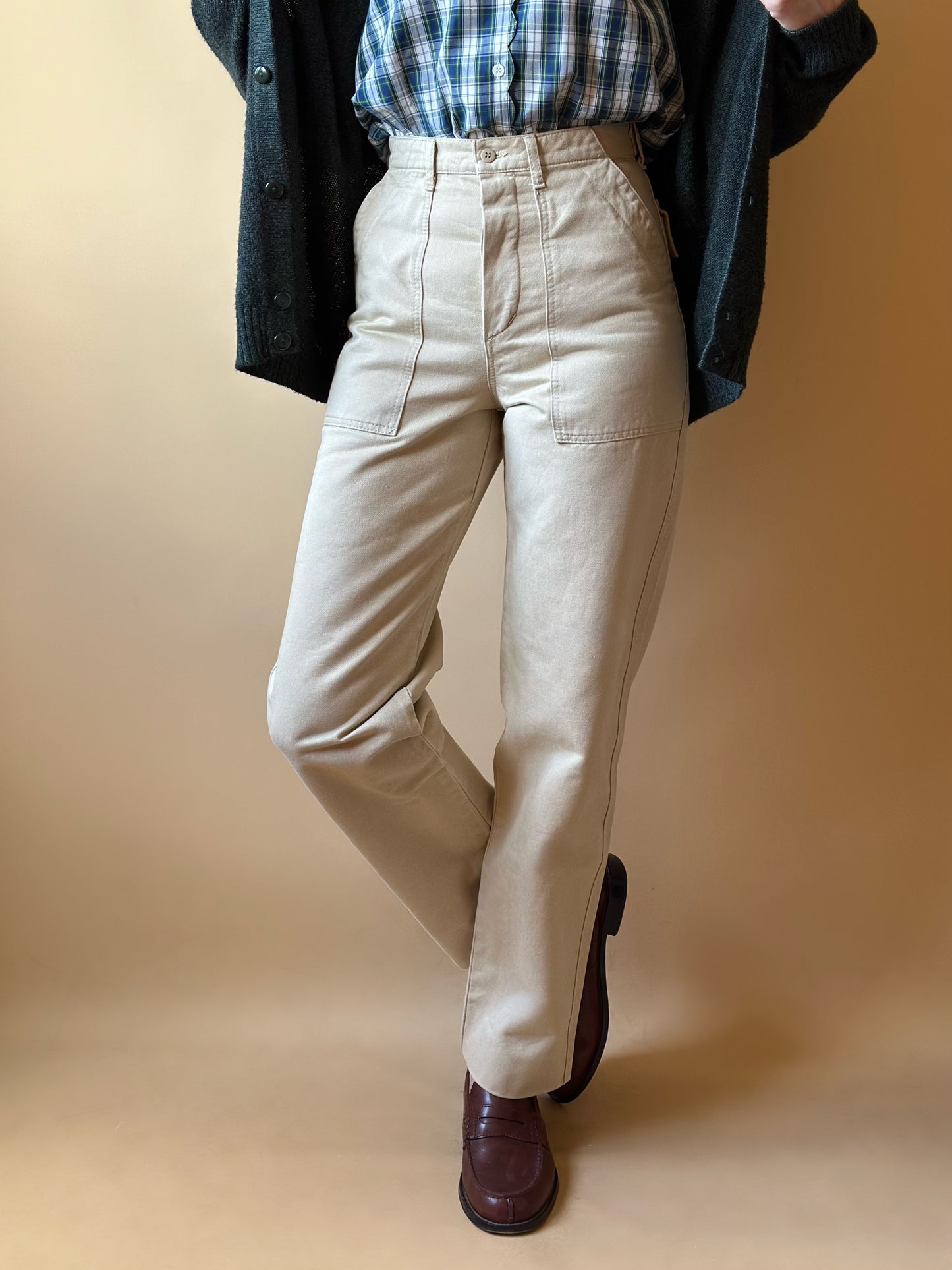 Vintage Beige Americanino Cargo Pants