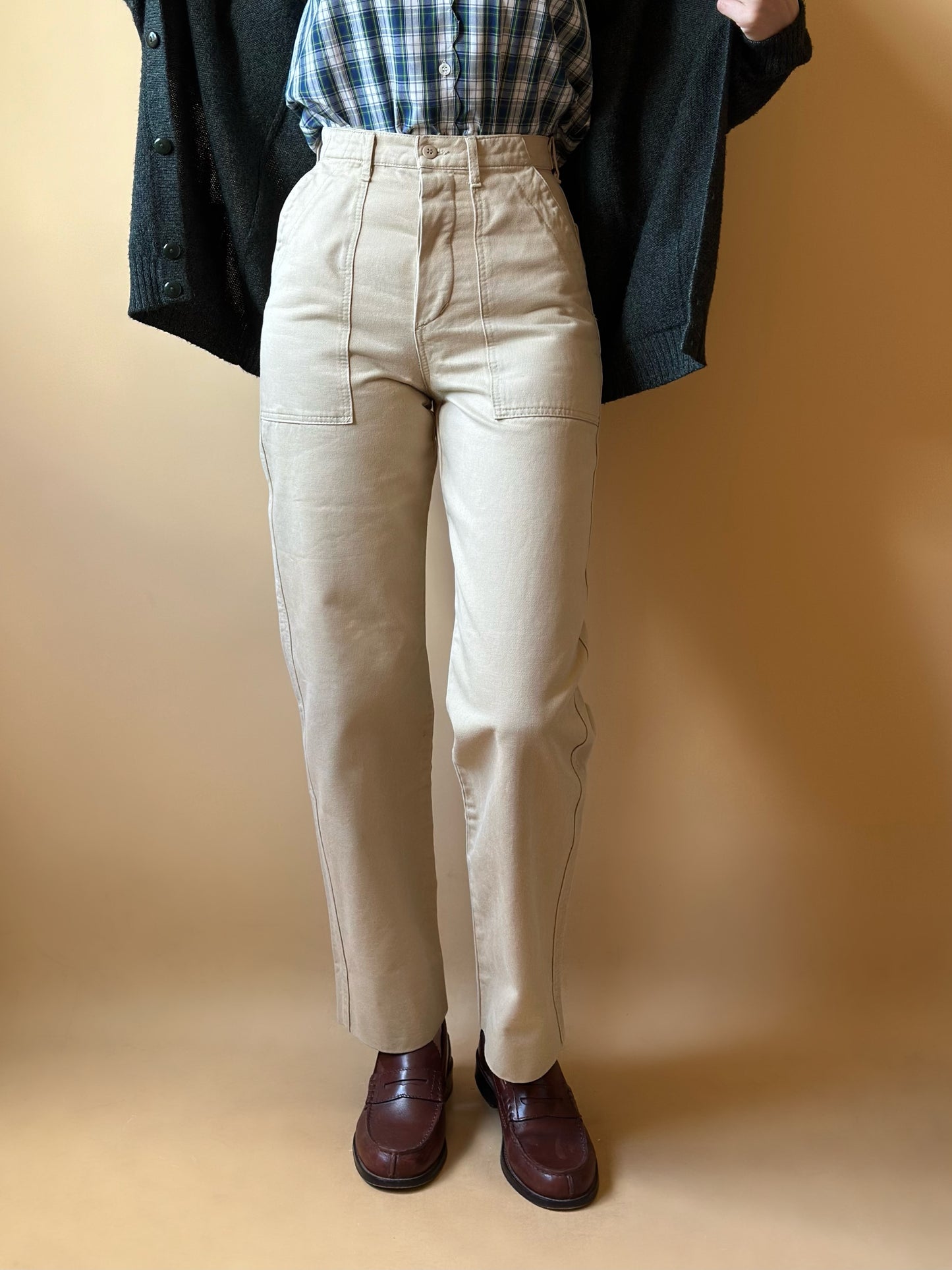 Vintage Beige Americanino Cargo Pants