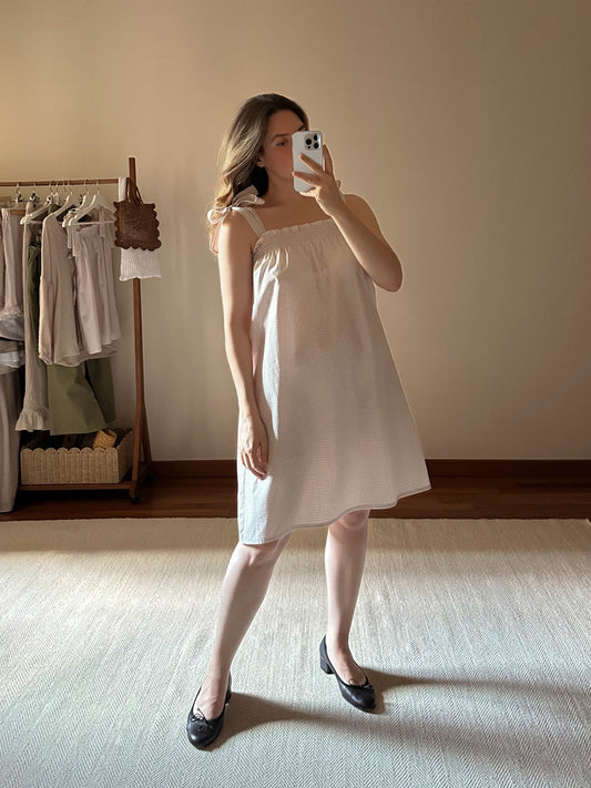 Vichy Cotton Dress