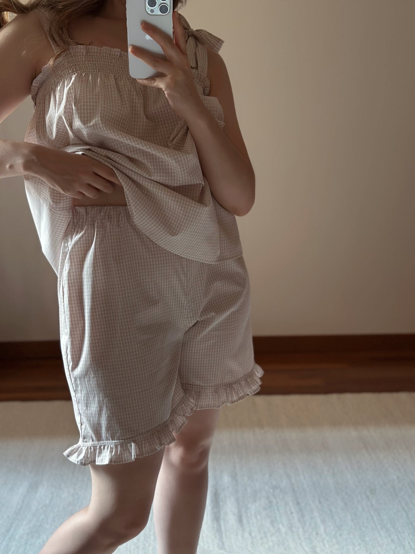 Cotton Frilled Shorts