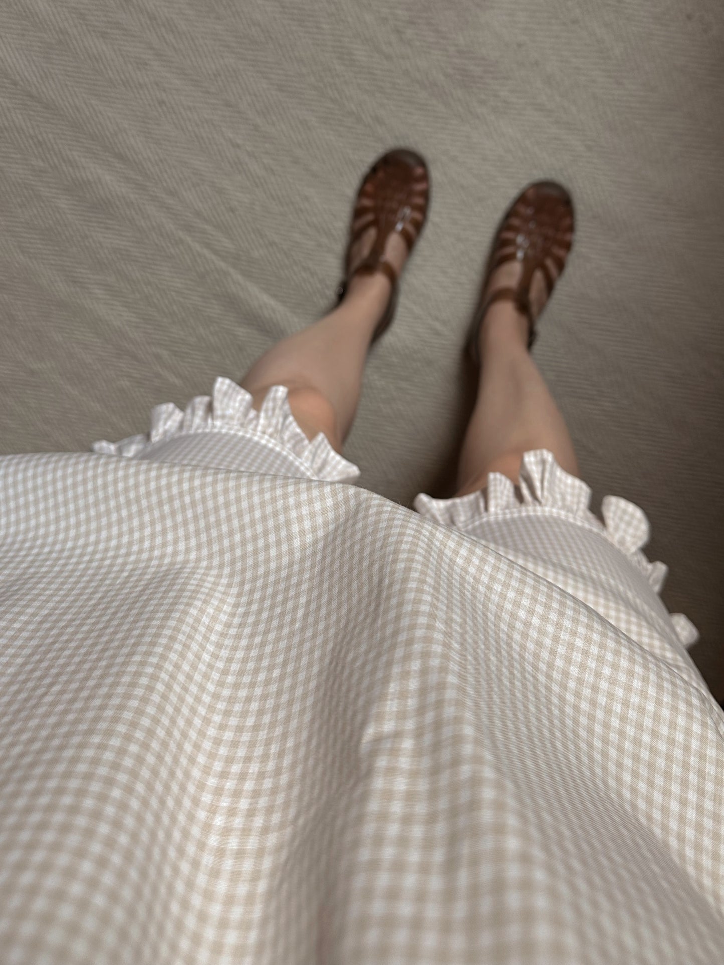 Cotton Frilled Shorts