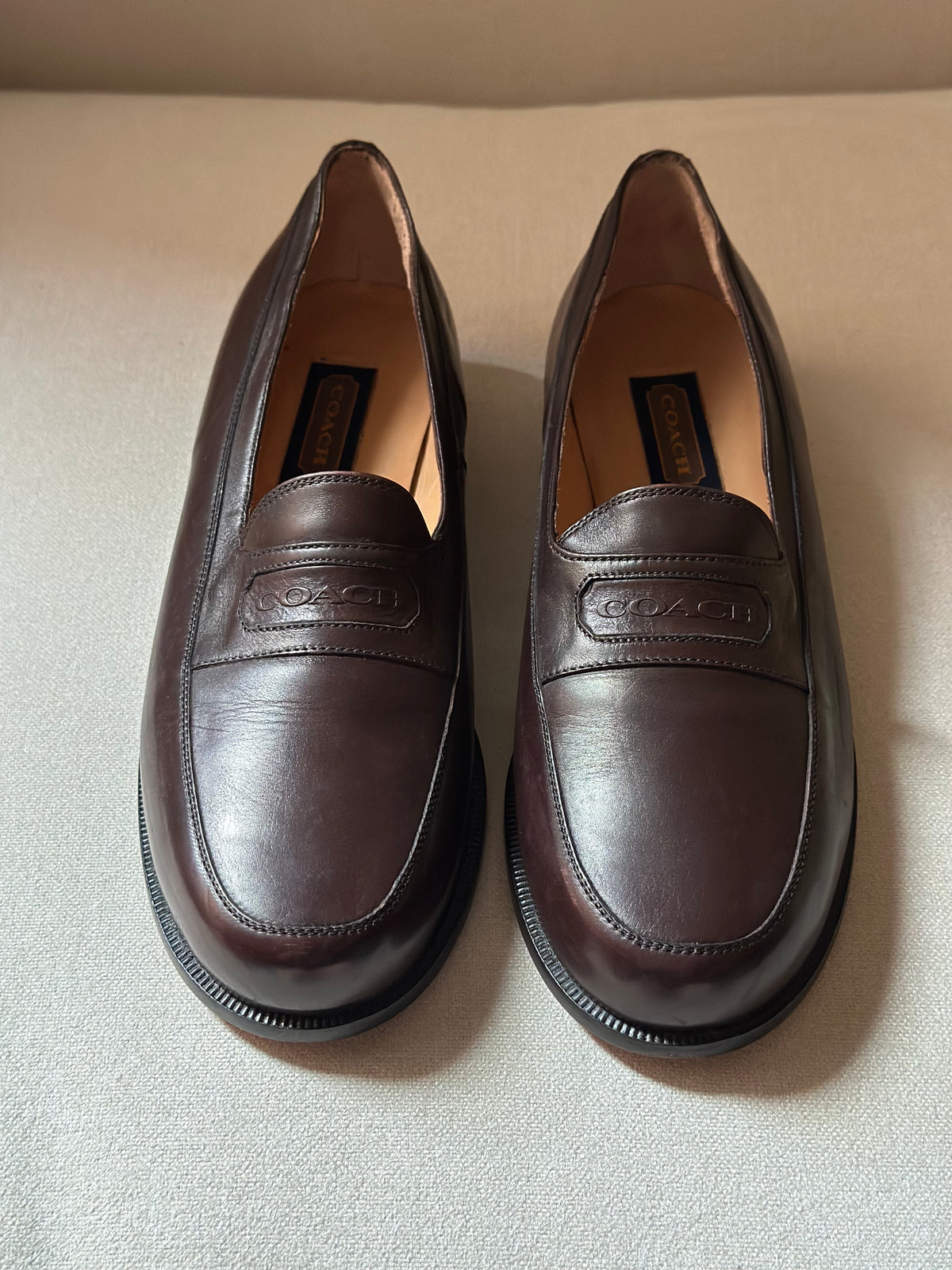 Original Mahogany Coach Loafers