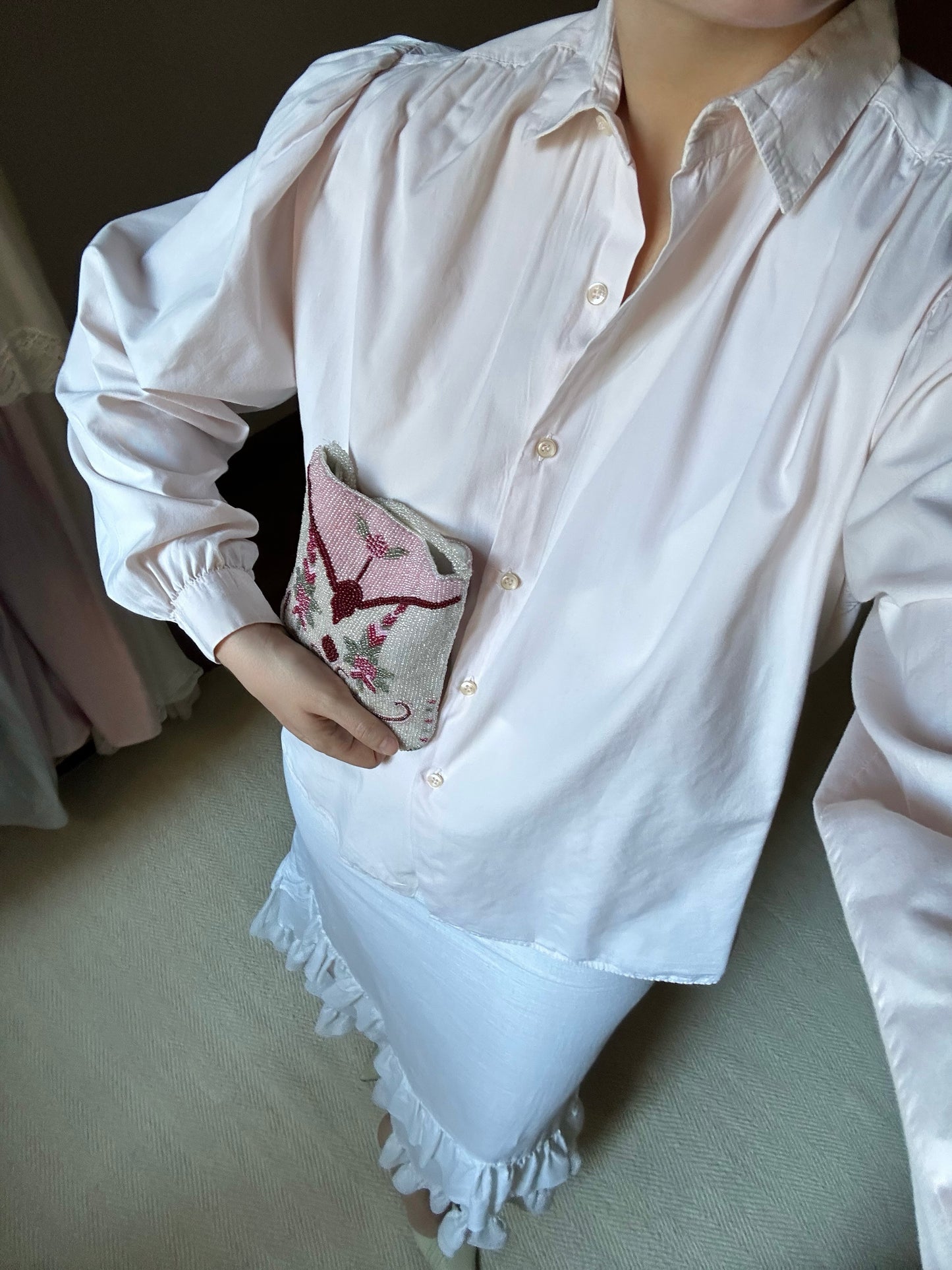 Baby Pink Cotton Shirt