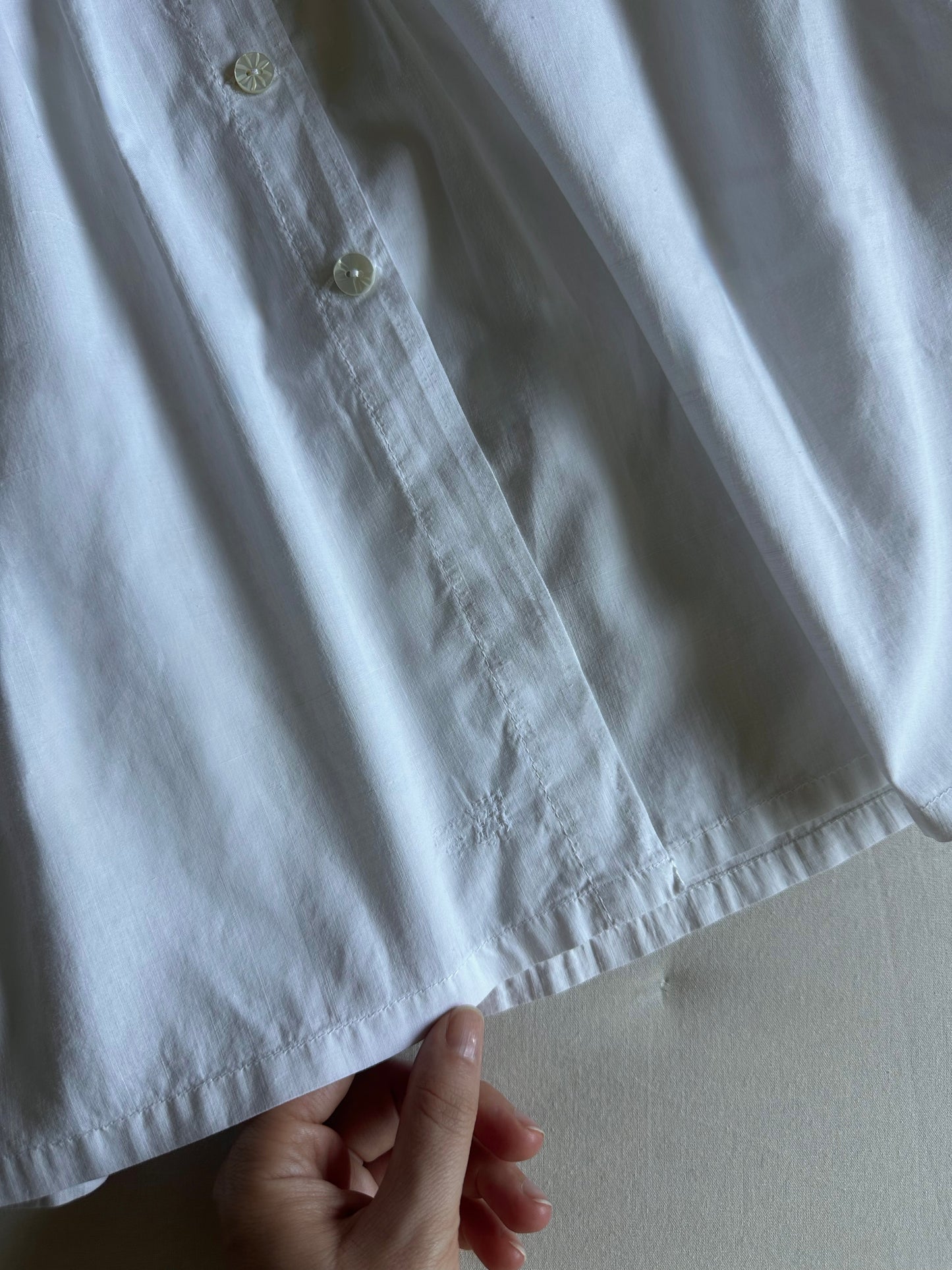 Romantic Short Sleeved White Blouse