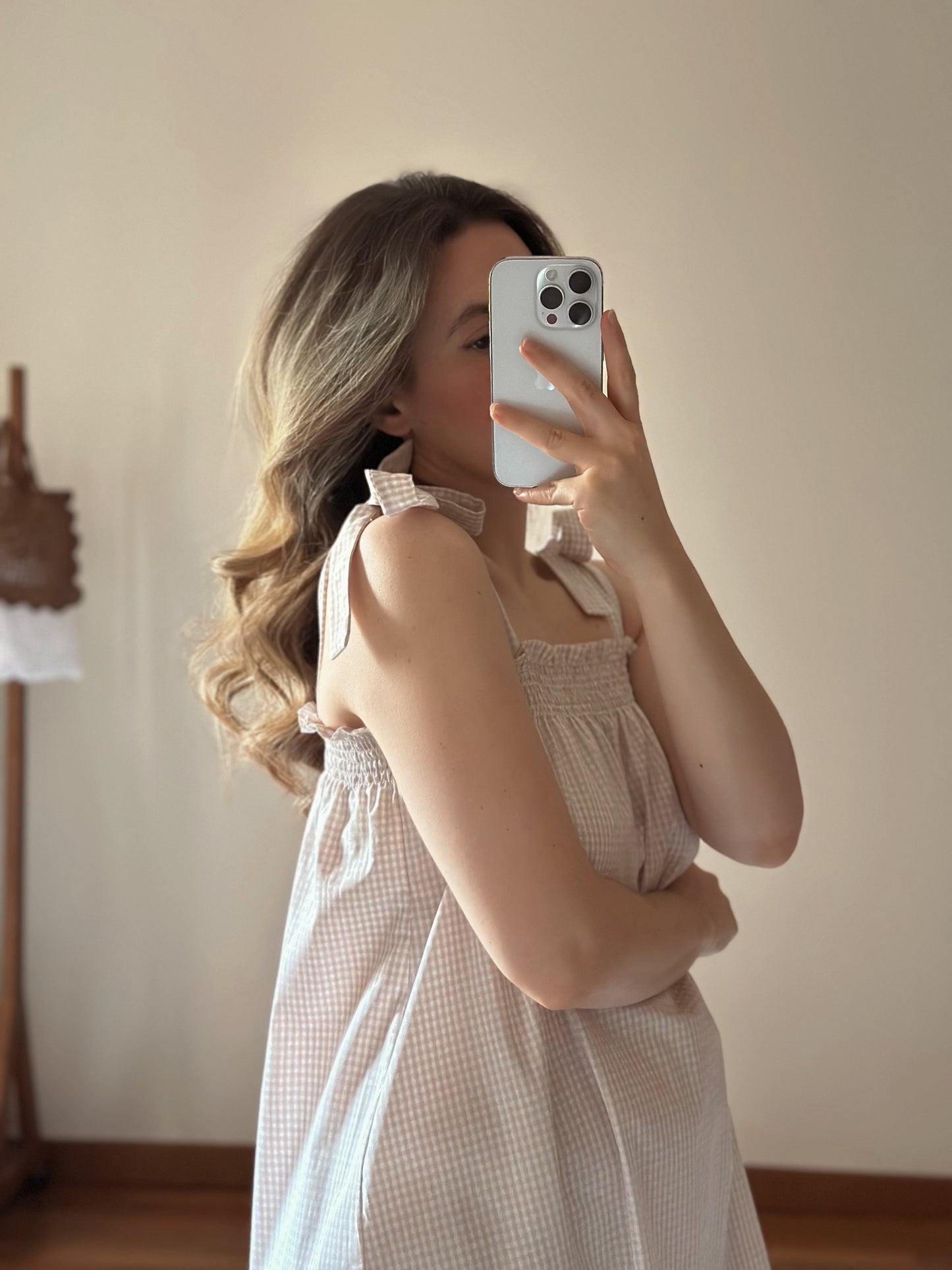 Vichy Cotton Dress