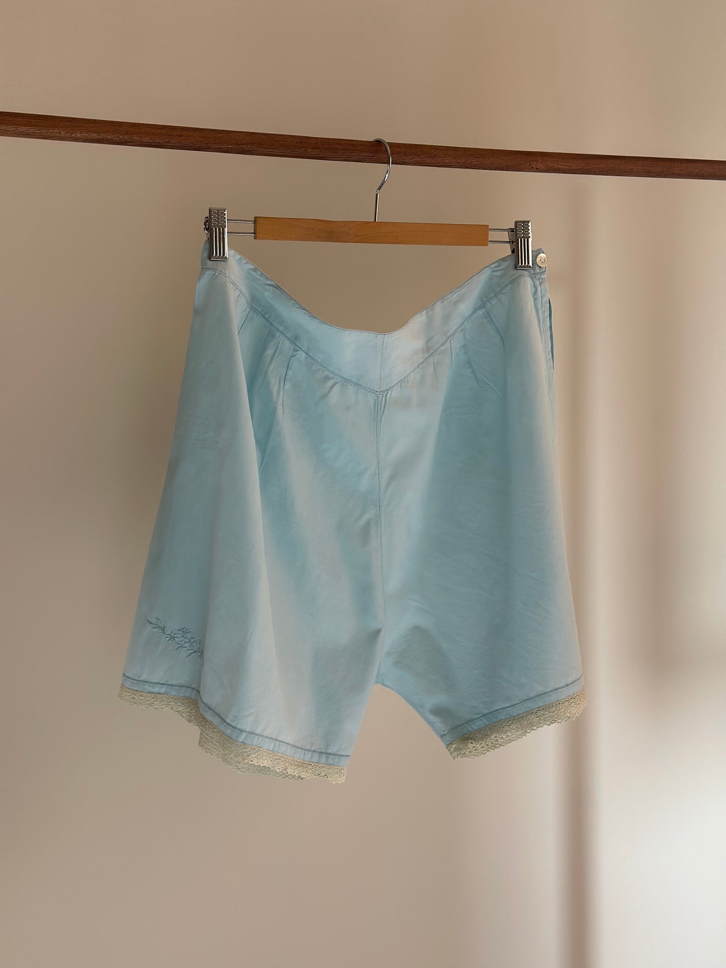 Pure Cotton Baby Blue Shorts