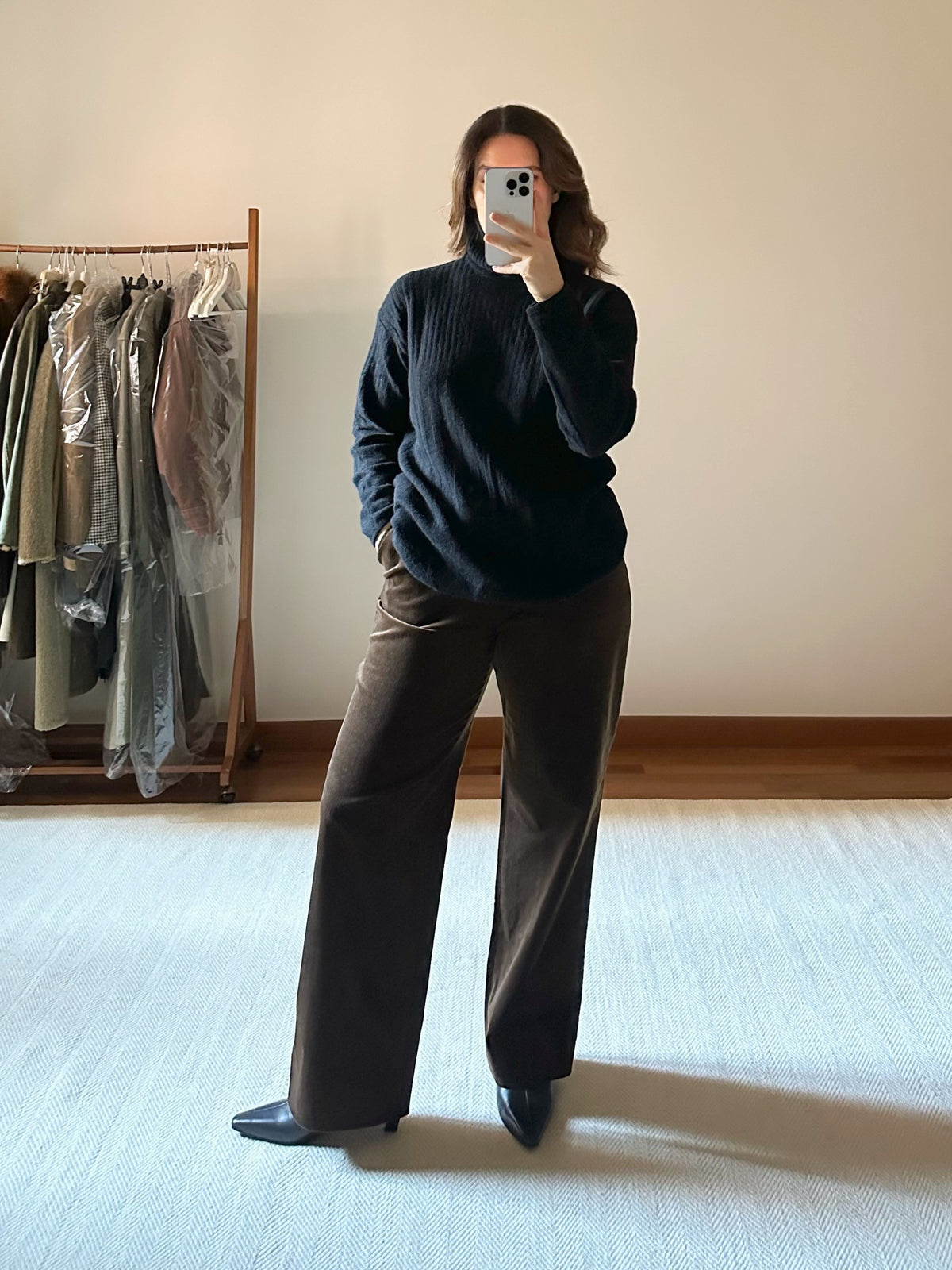 Corduroy Chocolate Brown Trousers