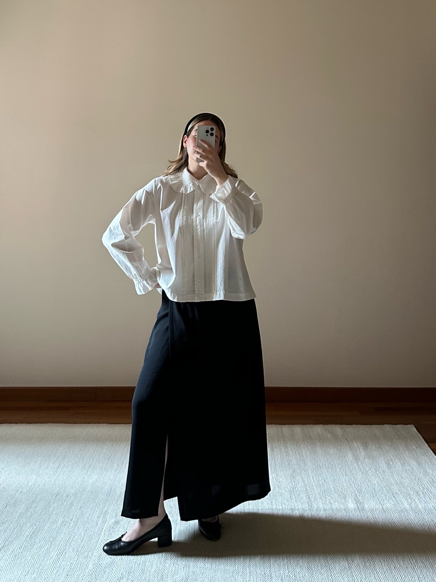 Max Mara Black Wrap-Up Skirt