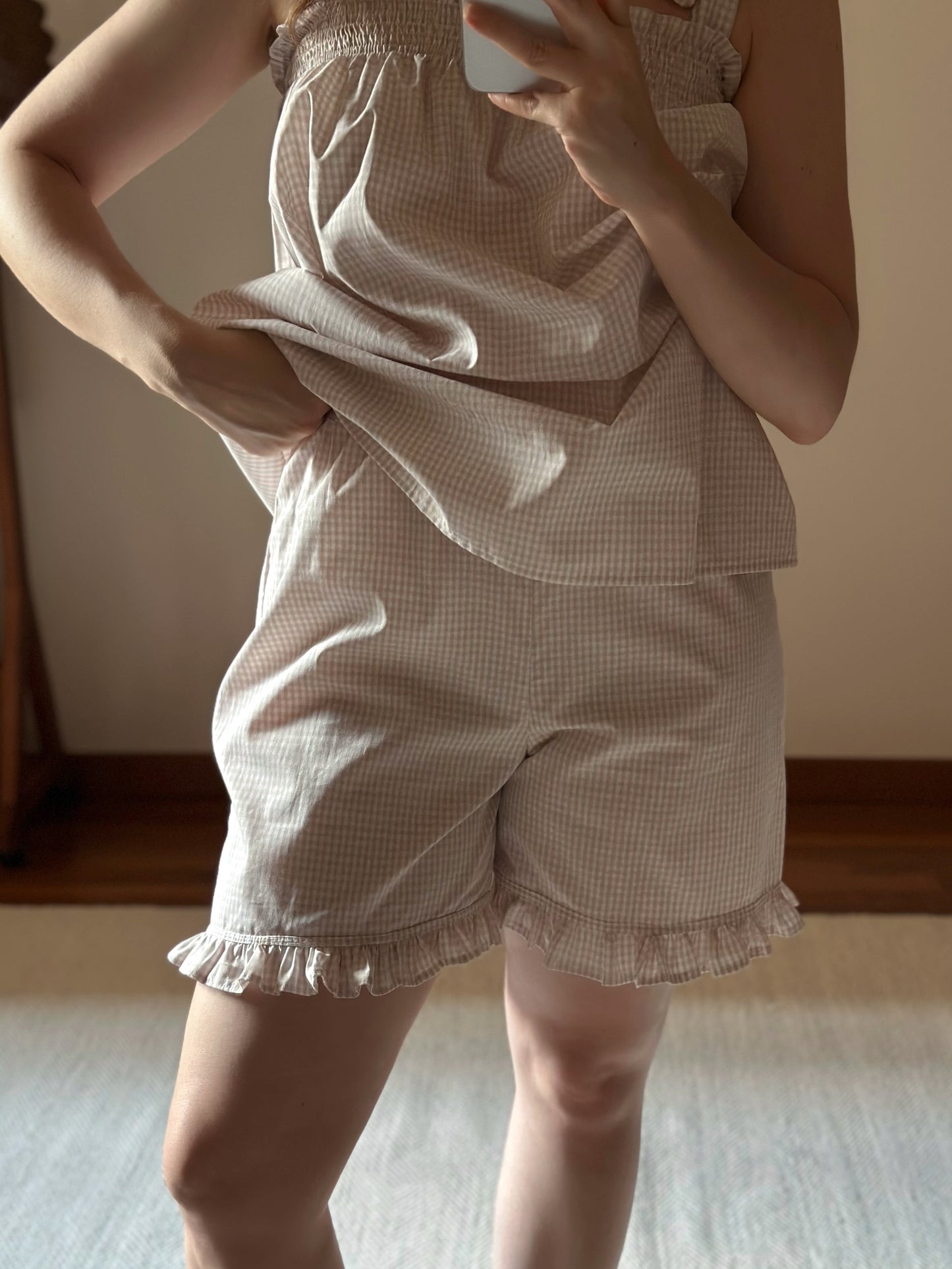 Cotton Frilled Shorts