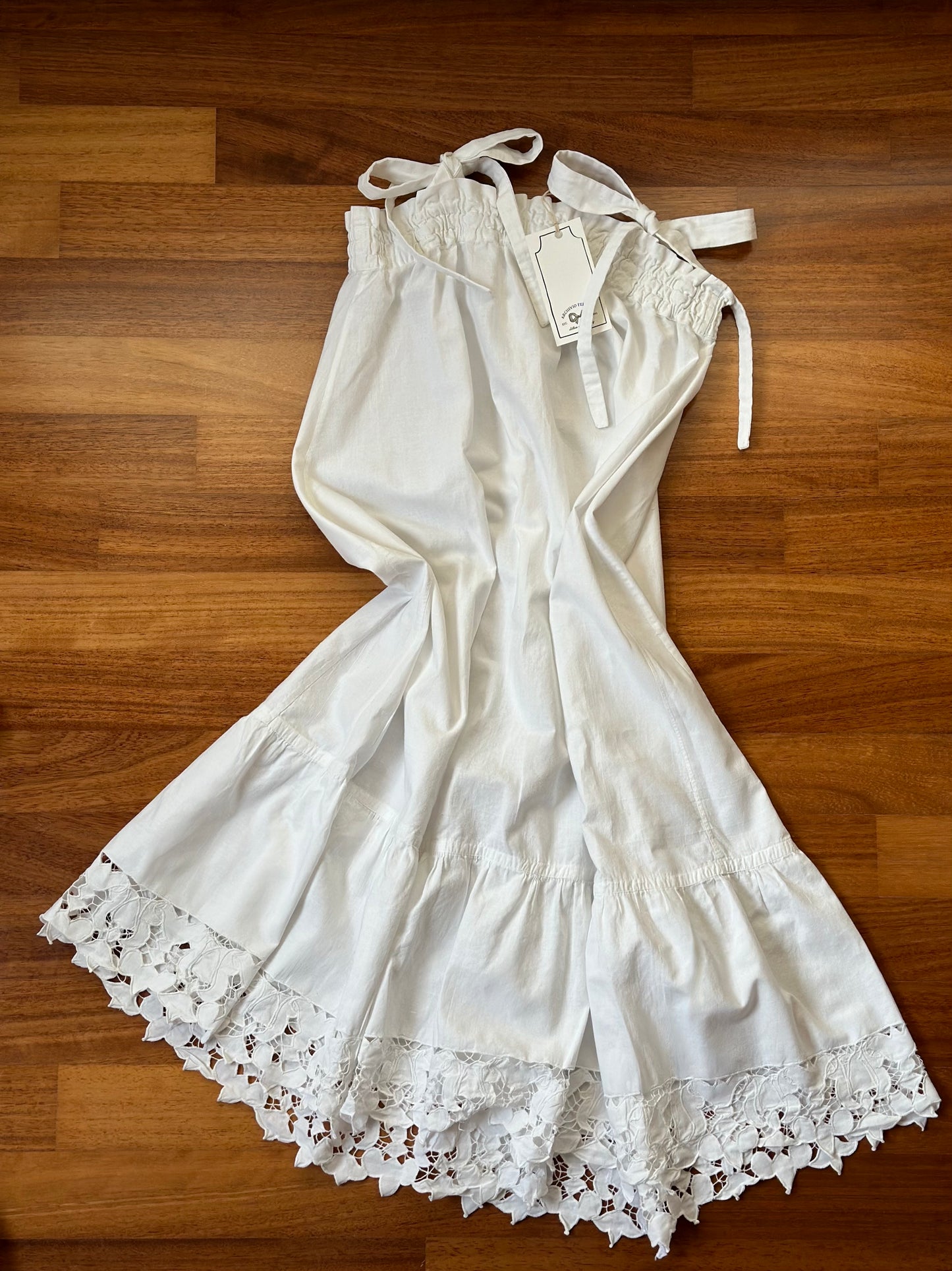 Antique Embroidered White Nightgown