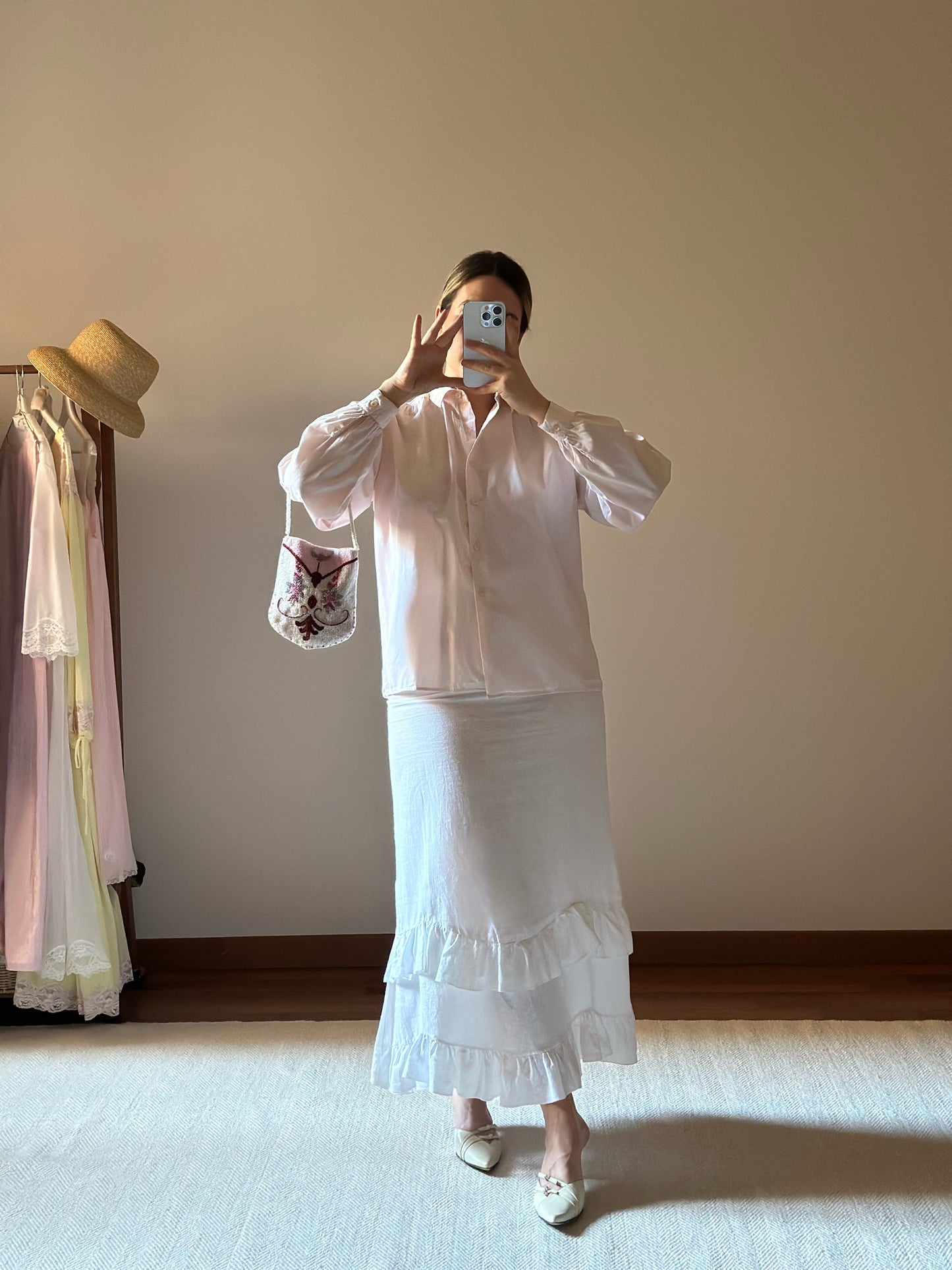 Baby Pink Cotton Shirt