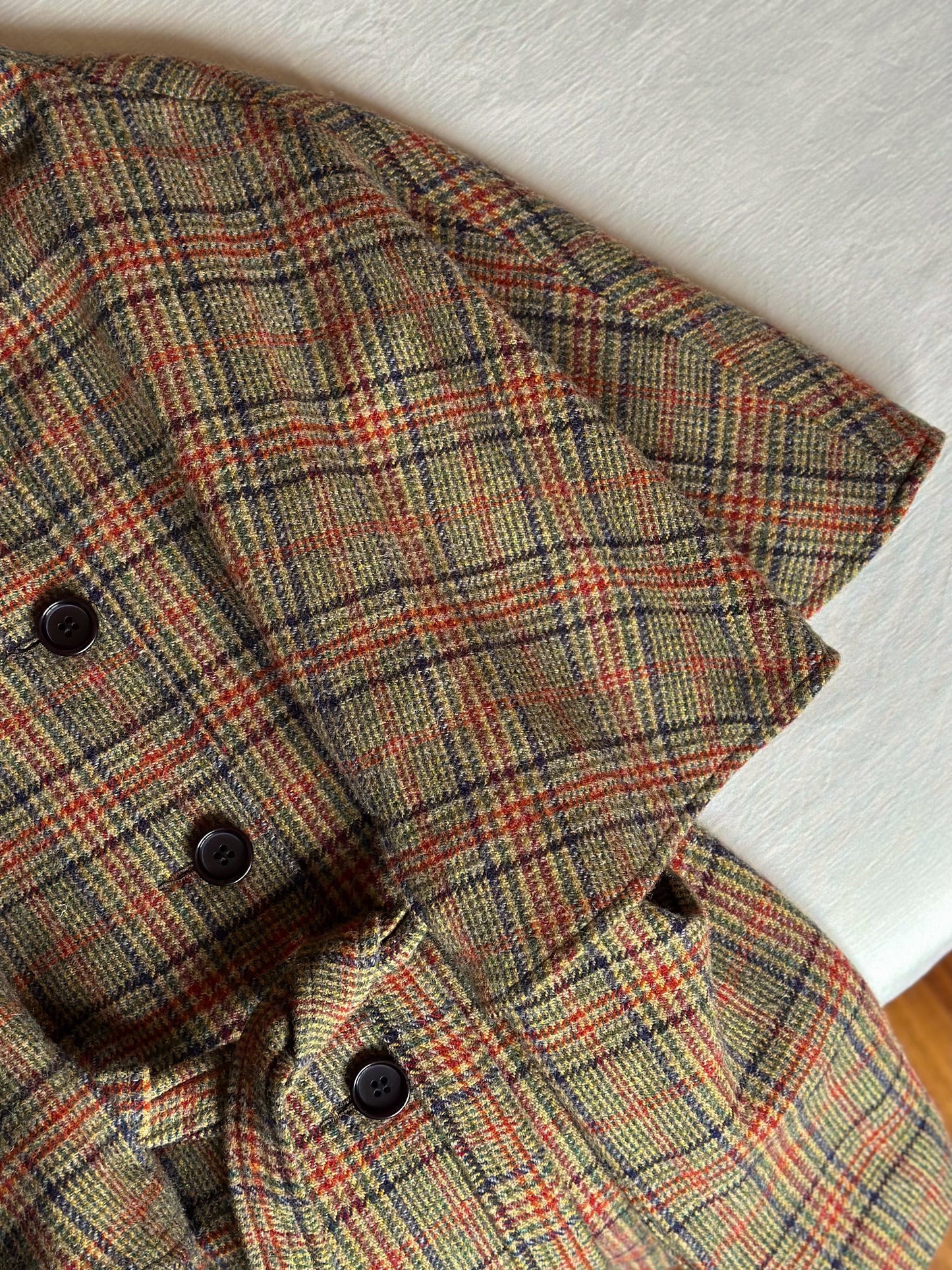Jamieson's Of Shetland Check Mantel Coat