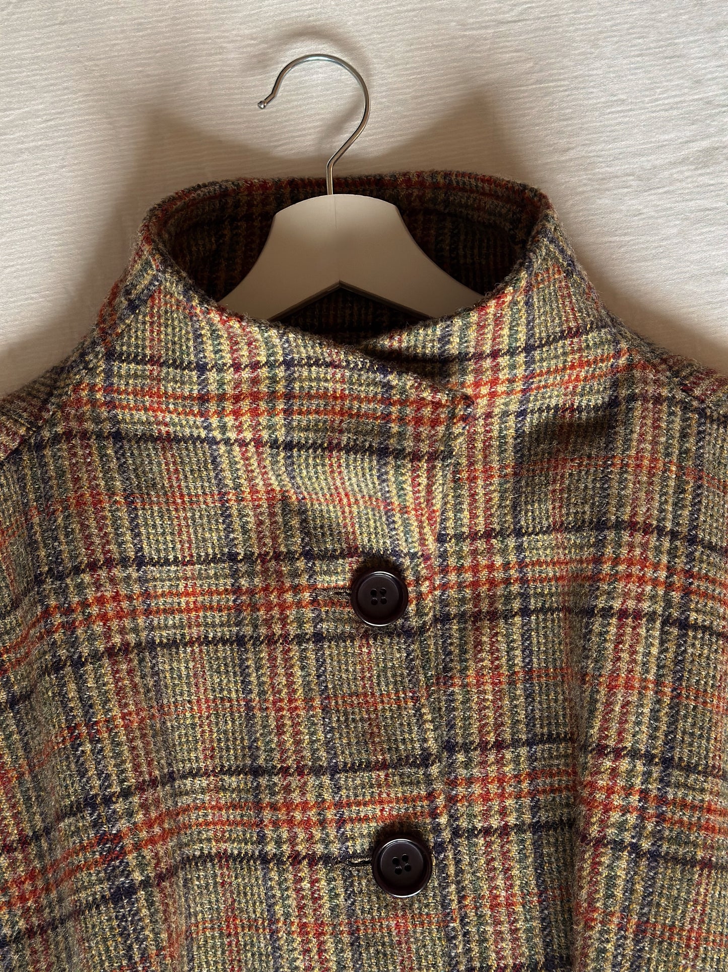 Jamieson's Of Shetland Check Mantel Coat