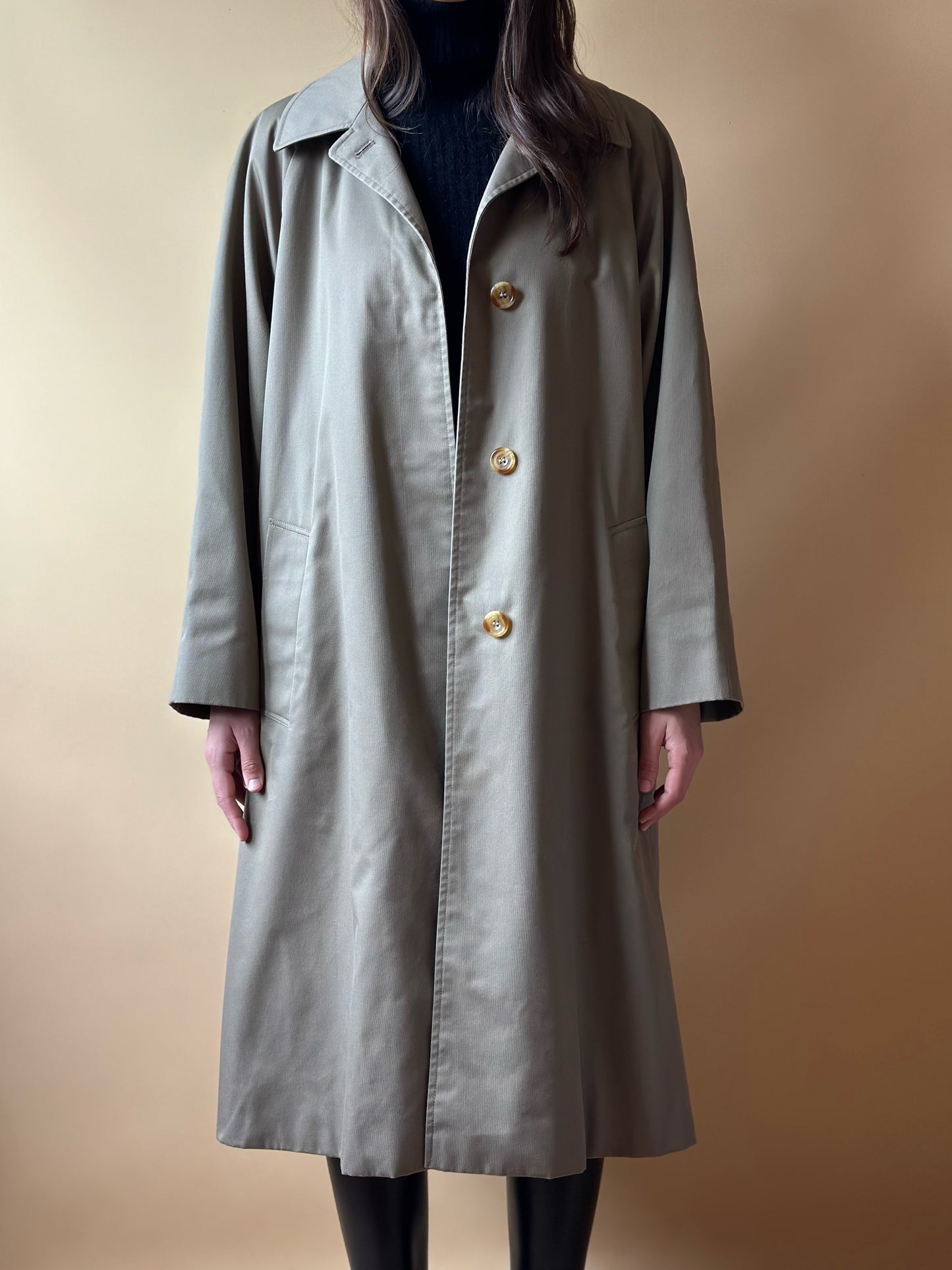 Vintage Aquascutum Khaki Trench Coat