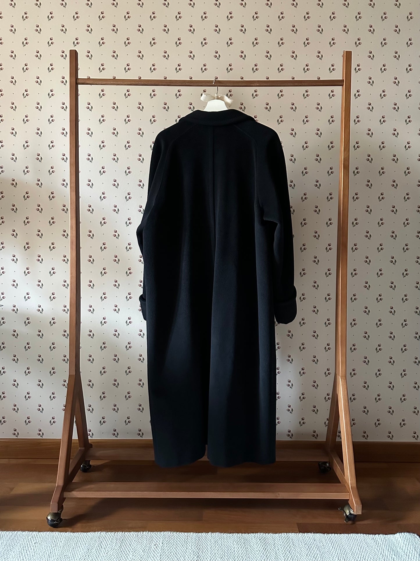 Black Max Mara Wool & Cashmere Icon Coat