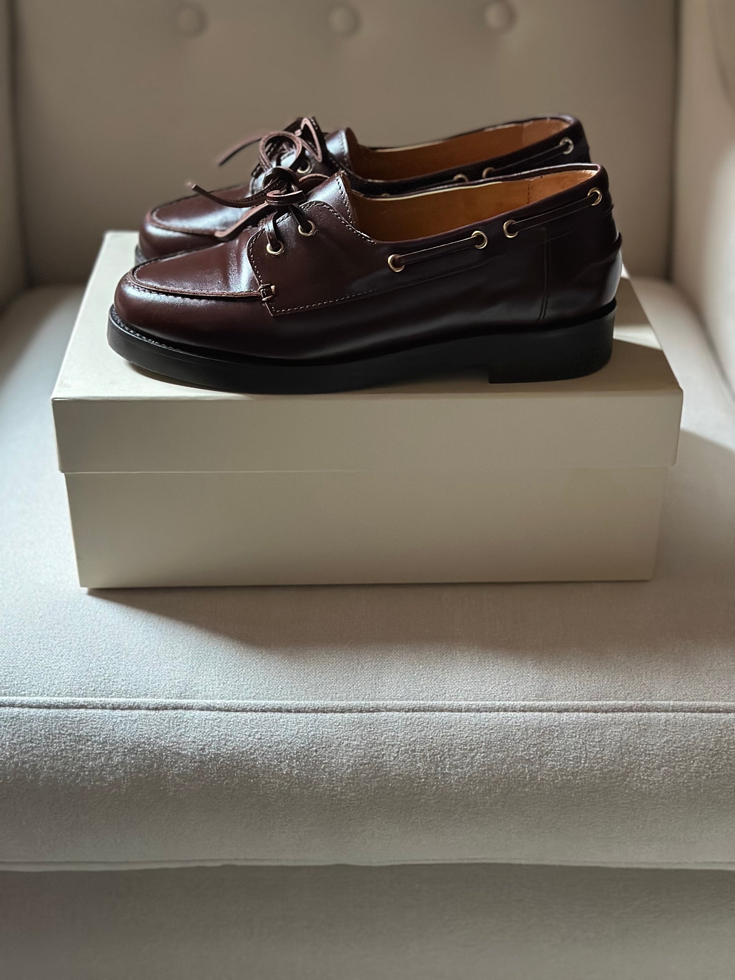 Sézane Caroline Leather Loafers