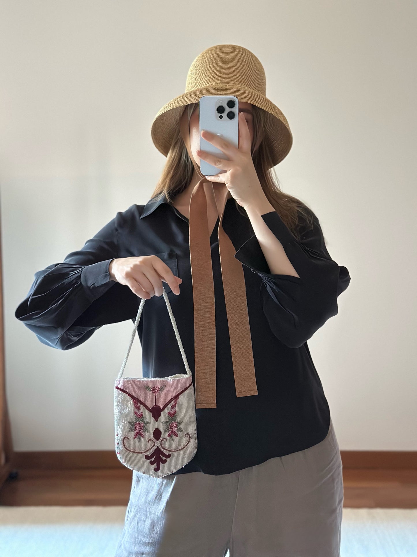 Glass Beads Boho Chic Mini Handbag