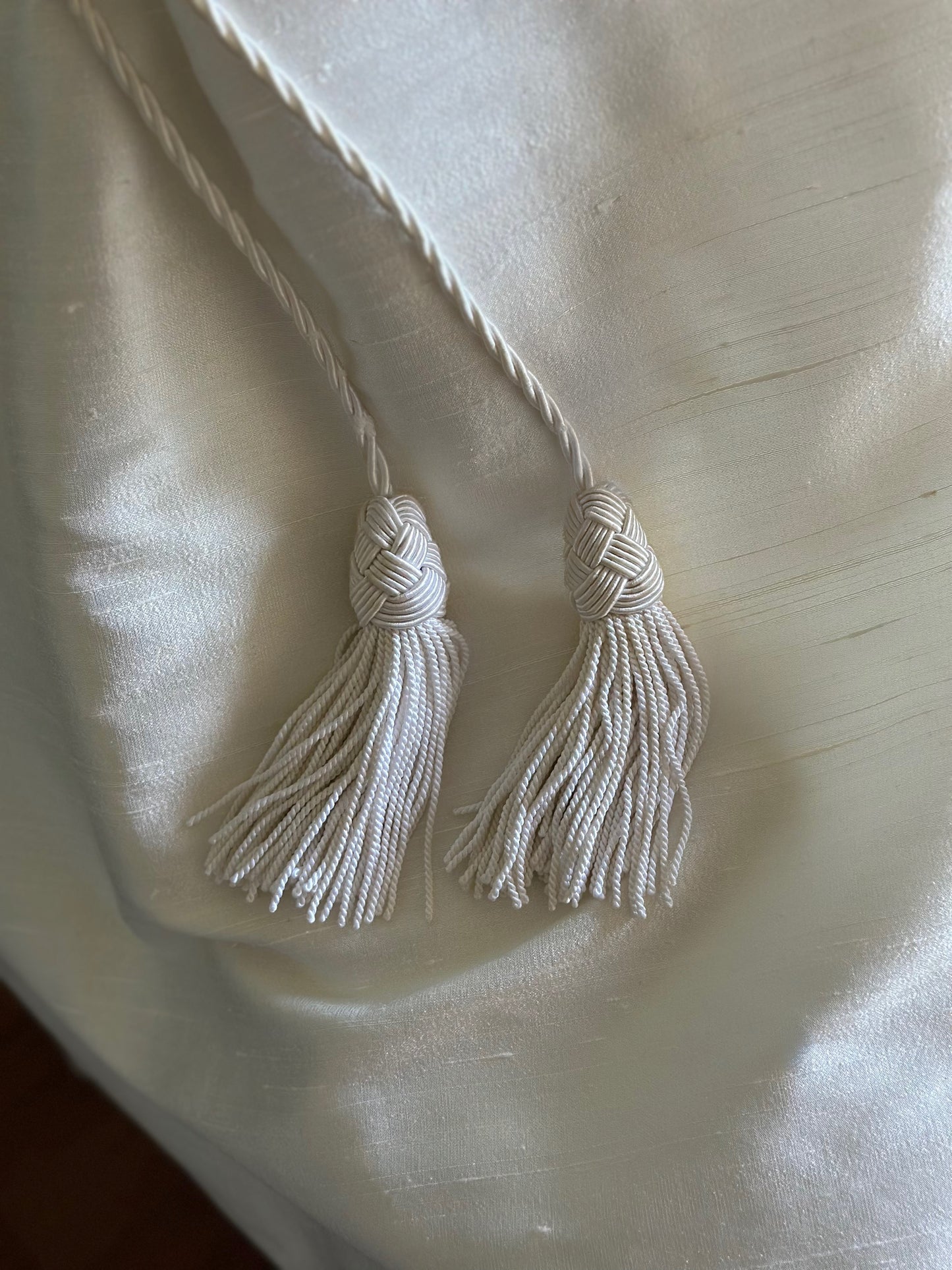 100% Silk White Long Tunic Dress