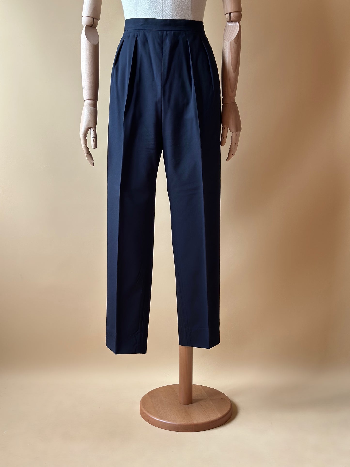 Vintage Blue Woolen Suit - Trousers