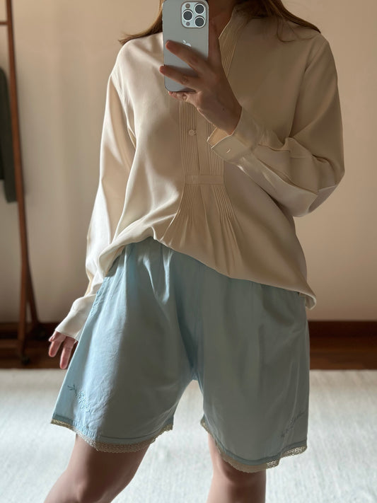 Pure Cotton Baby Blue Shorts