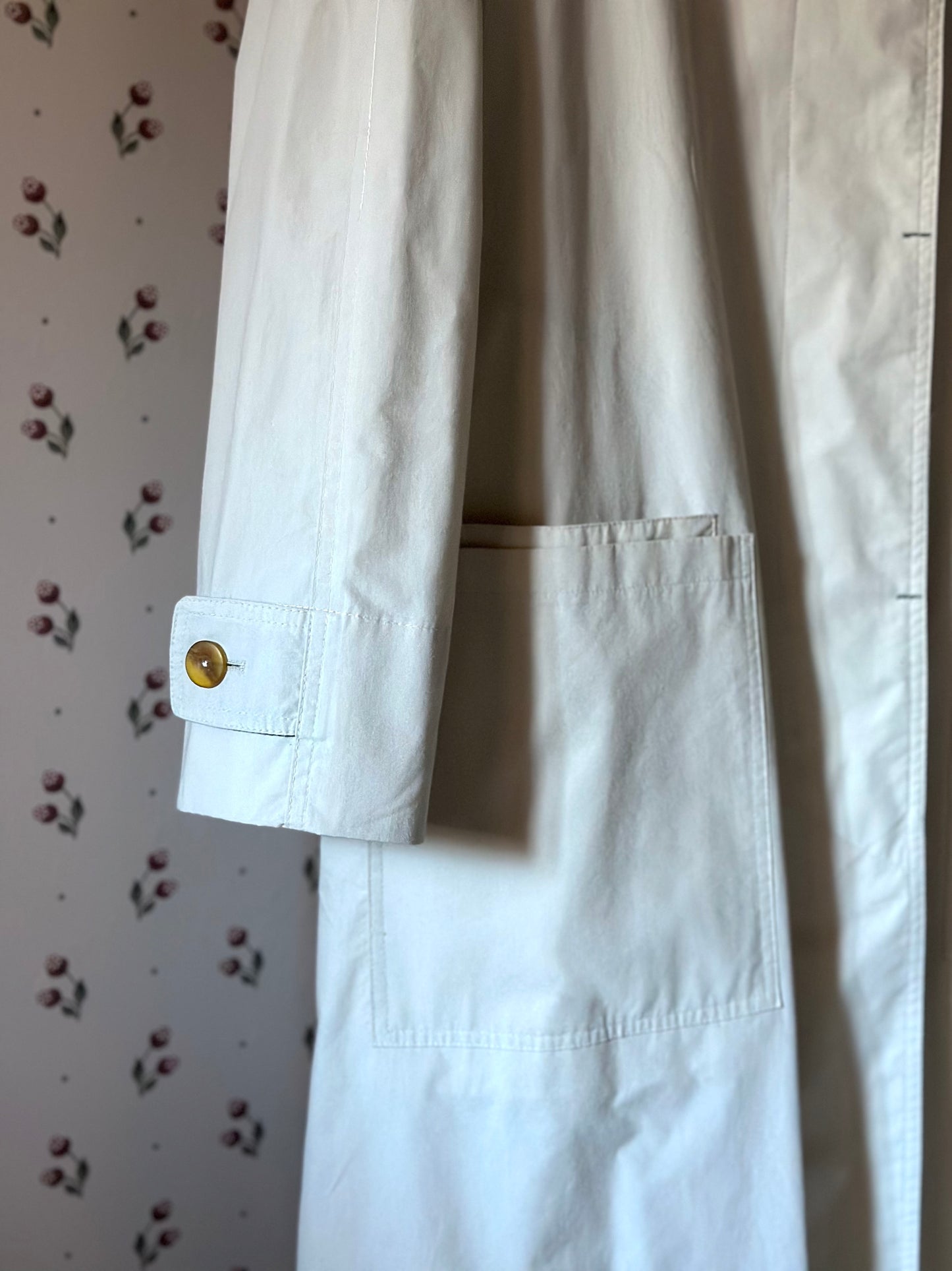 Vintage Green Collar Korean Trench Coat