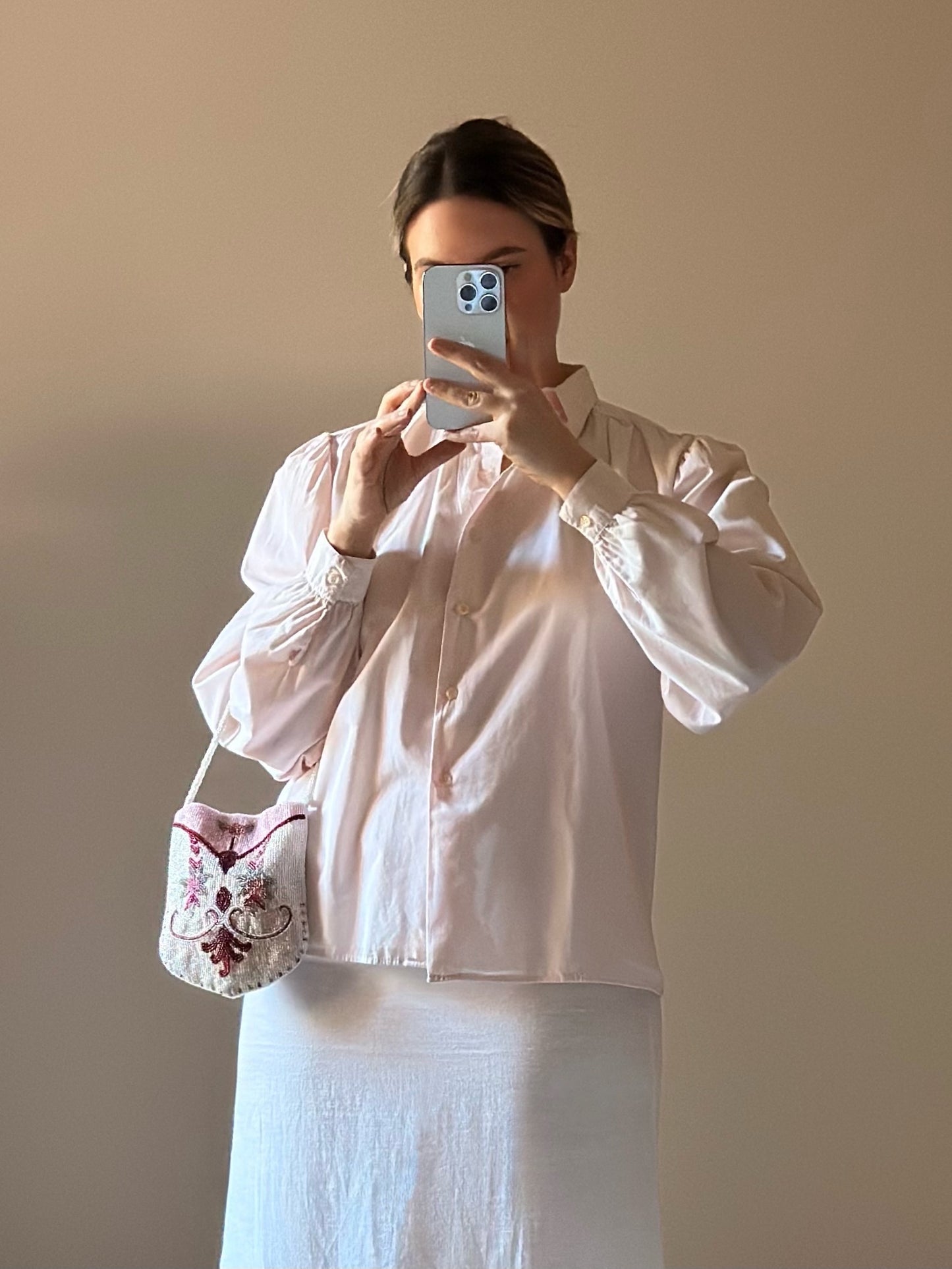 Baby Pink Cotton Shirt