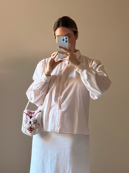 Baby Pink Cotton Shirt