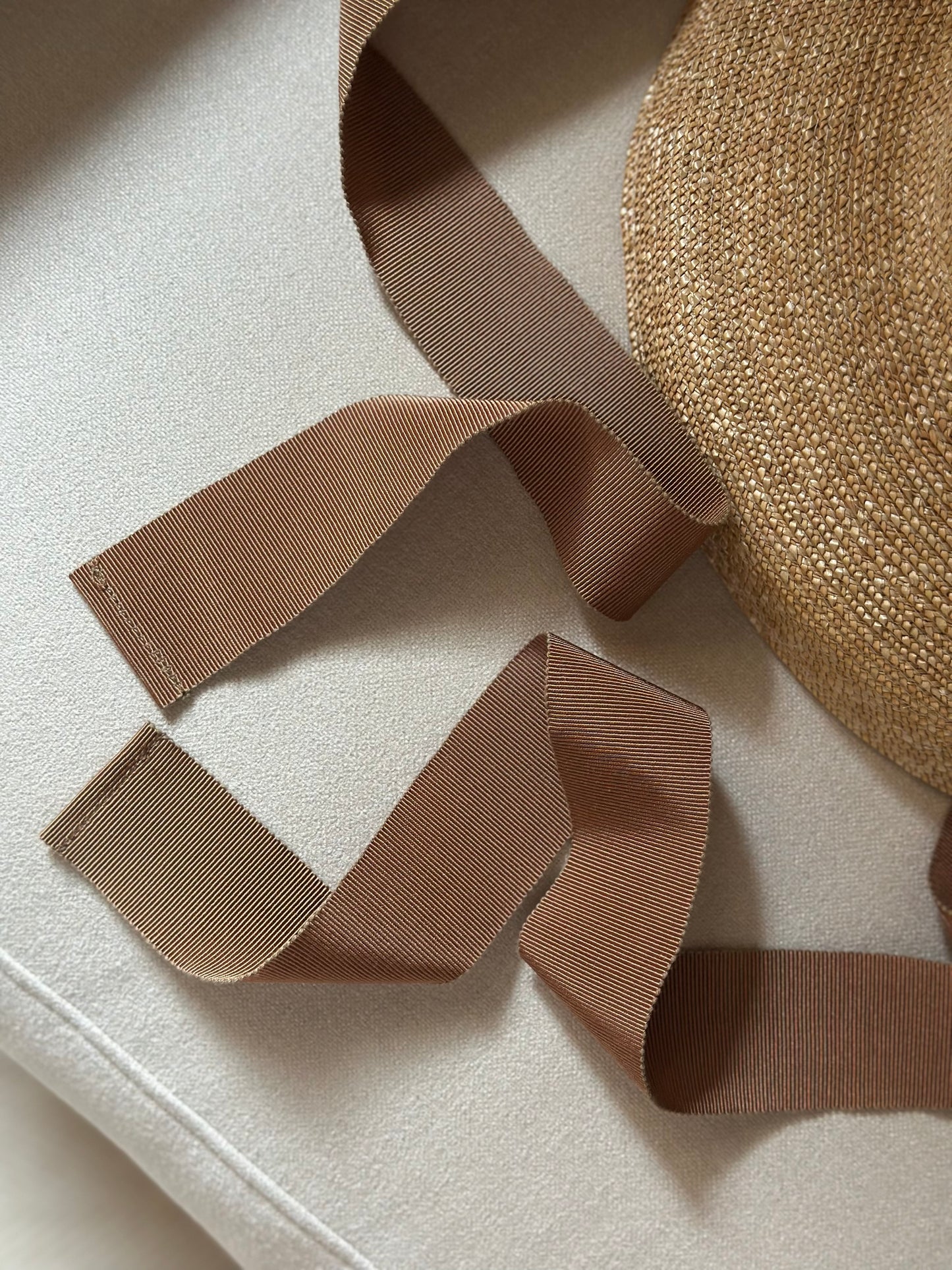Romantic Straw Hat With Ribbons