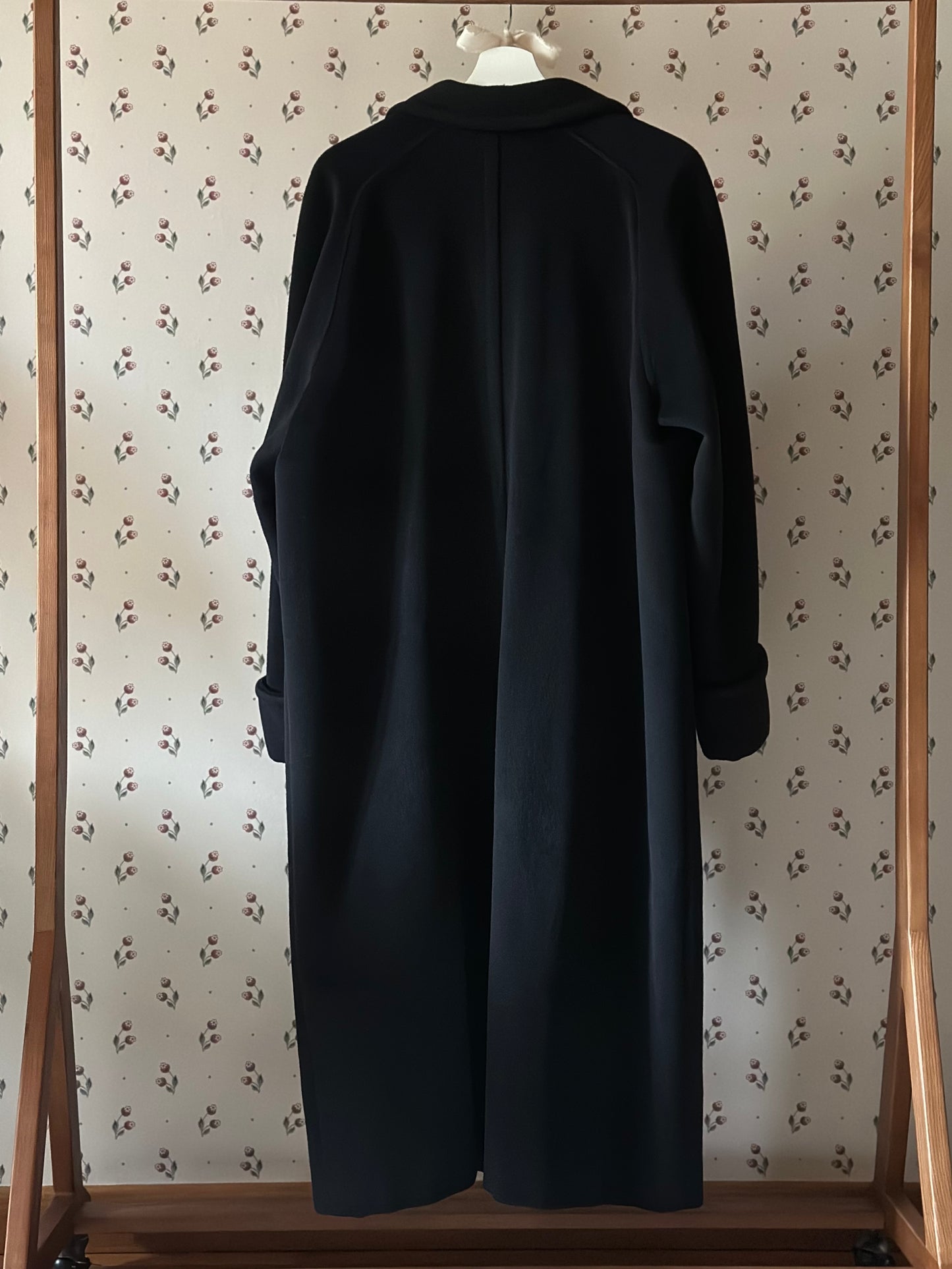 Black Max Mara Wool & Cashmere Icon Coat