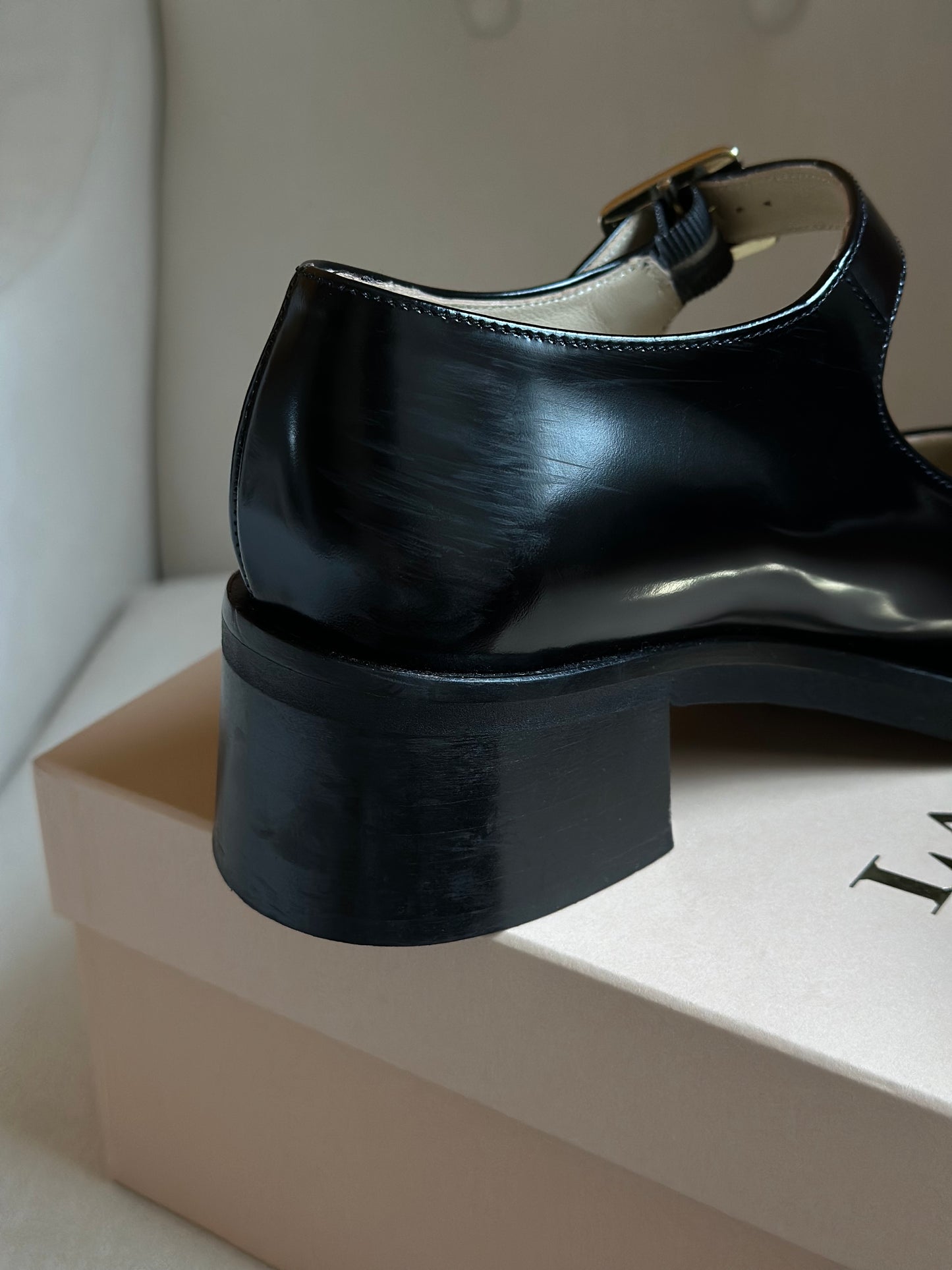 Lazzari '90s Square Toe Mary Jane Shoes