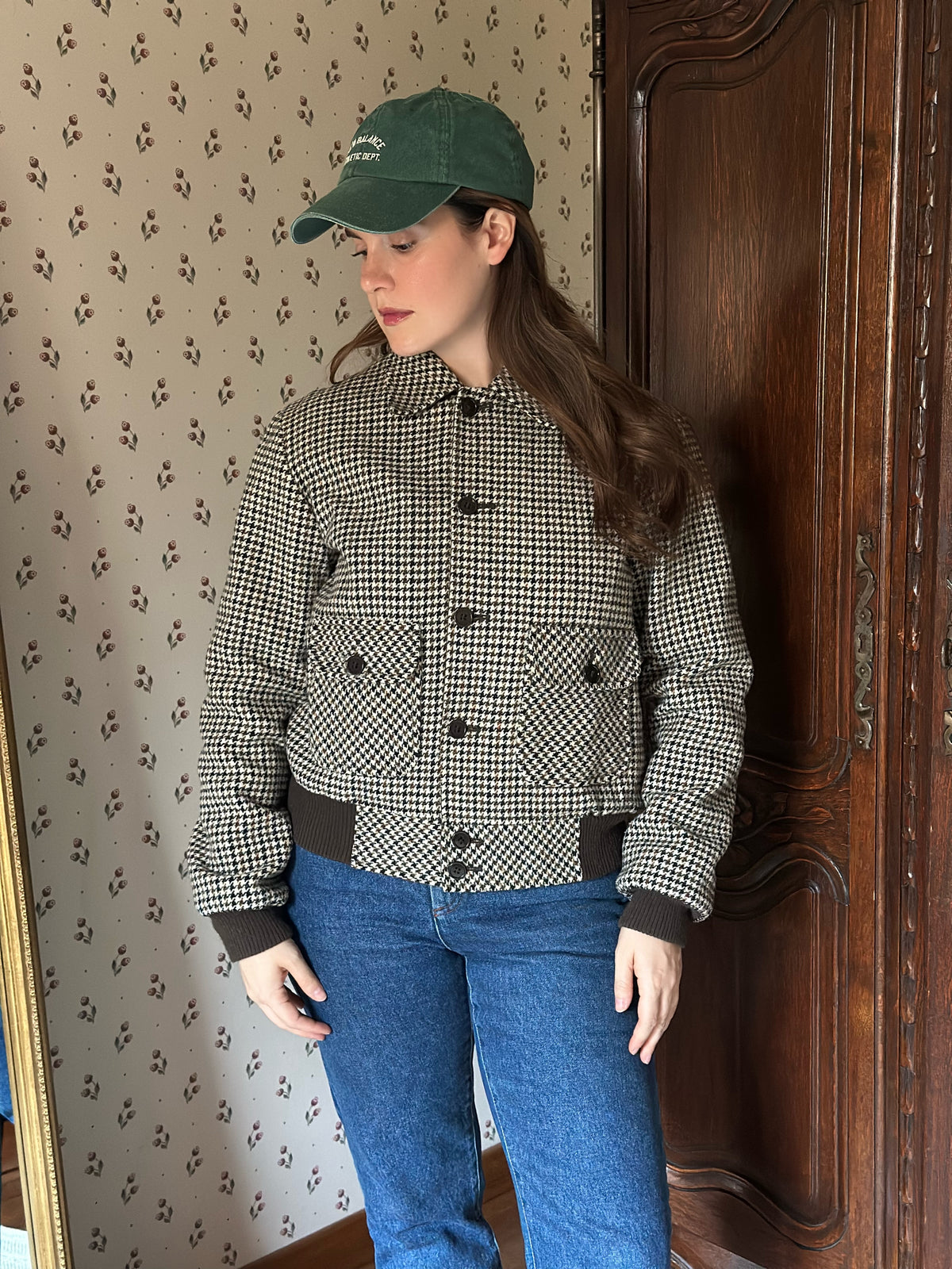 Reversible Wool & Cotton Puffer Jacket