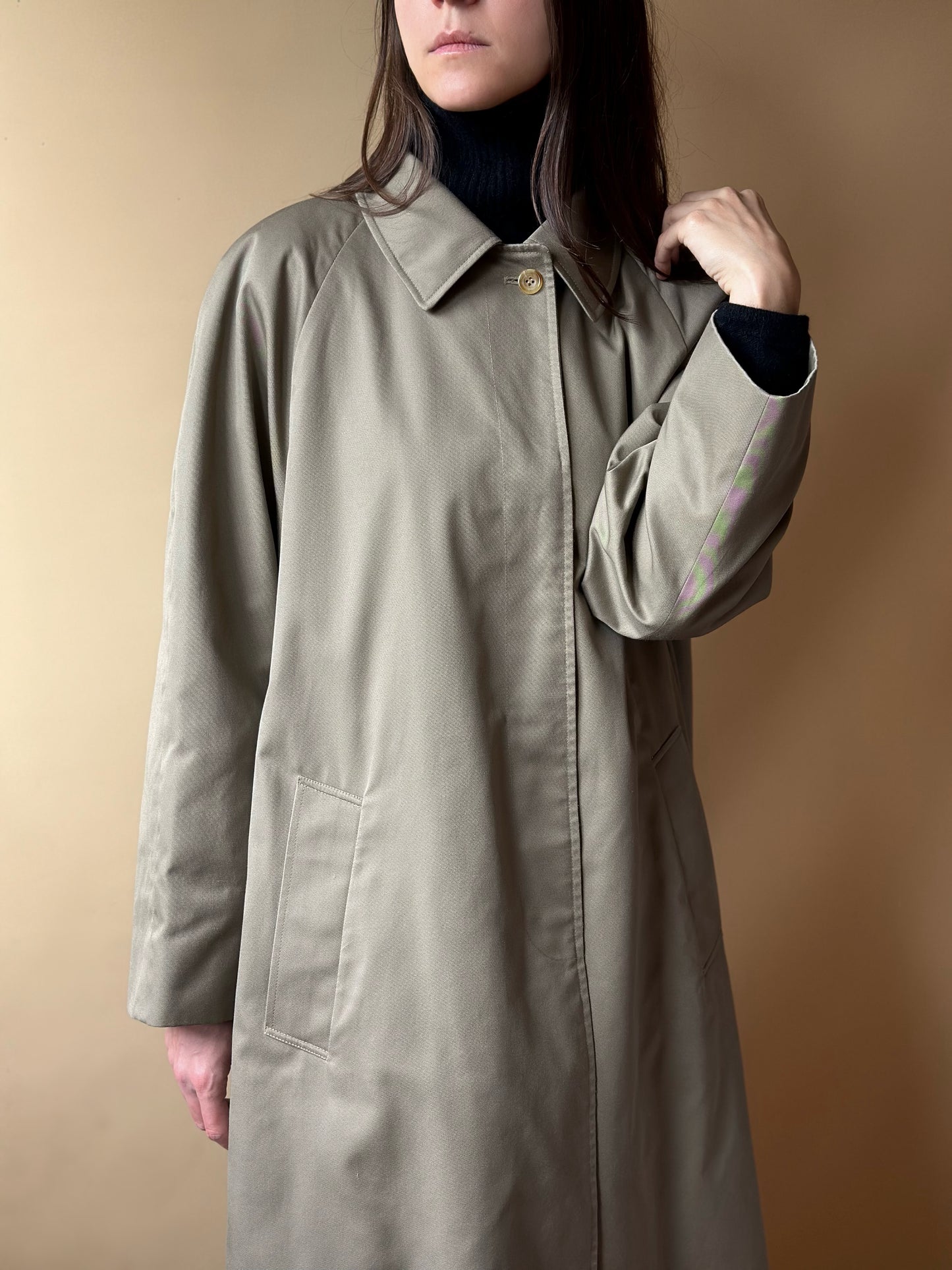 Vintage Aquascutum Khaki Trench Coat