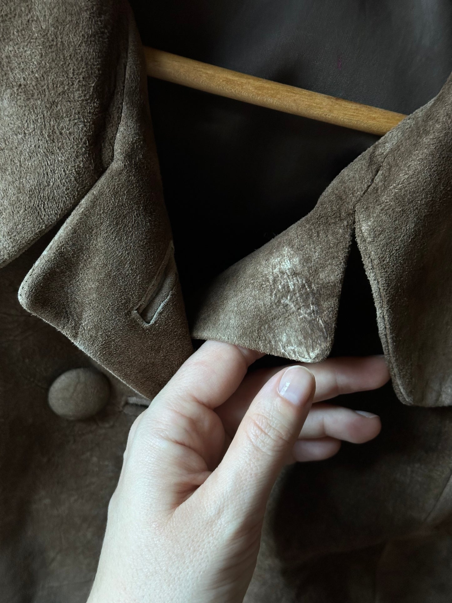 Vintage Real Suede Coat